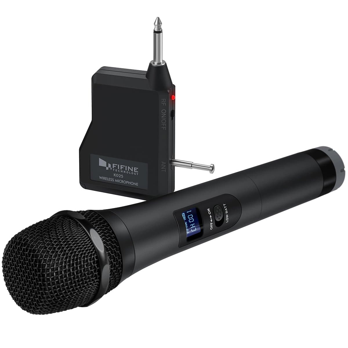 – Wireless Microphone, Handheld Dynamic Microphone Wireless mic System for Karaoke Nights and House Parties to Have Fun Over the Mixer,PA System,Speakers-K025