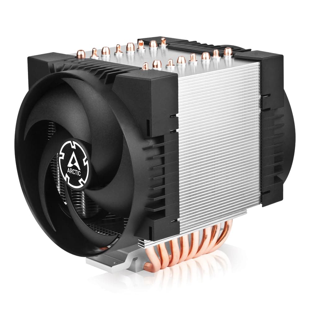 Freezer 4U-M - Server CPU Cooler for AMD and Intel, 4U & Up, 2 x 120 mm Fans, 400-2300 rpm, 4-Pin PWM Connector, 8 Heat Pipes