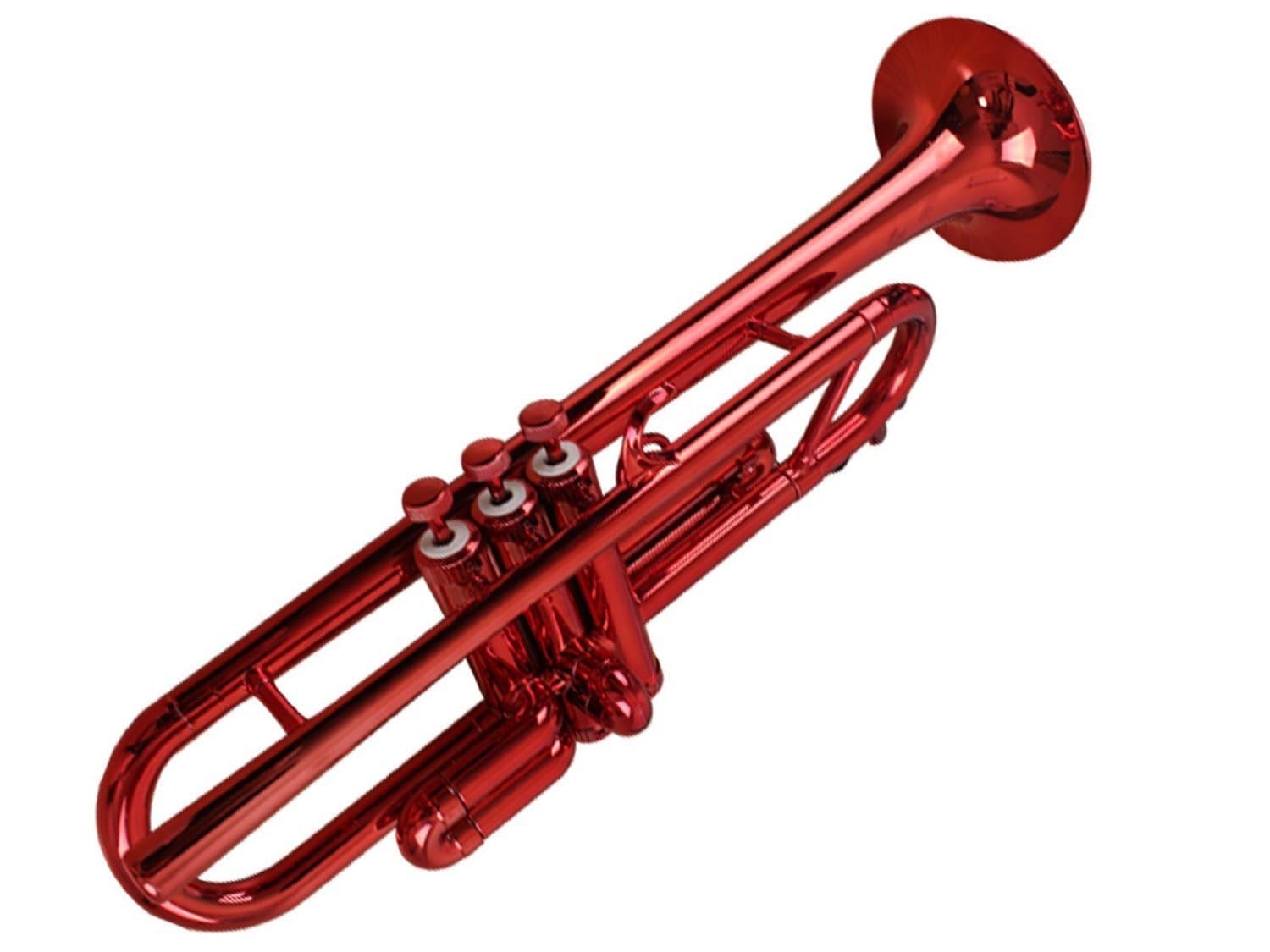 Tromba TP1-MR Plastic Bb Trumpet-metallic Red