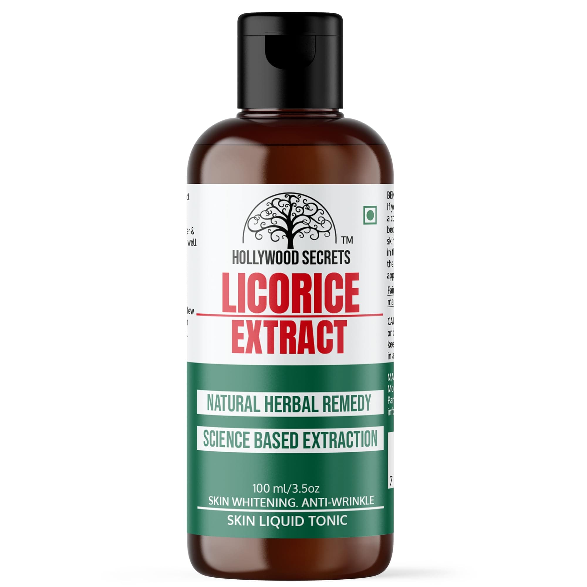 Pure 85% Mulethi Licorice Liquid Botanical Extract 100ml