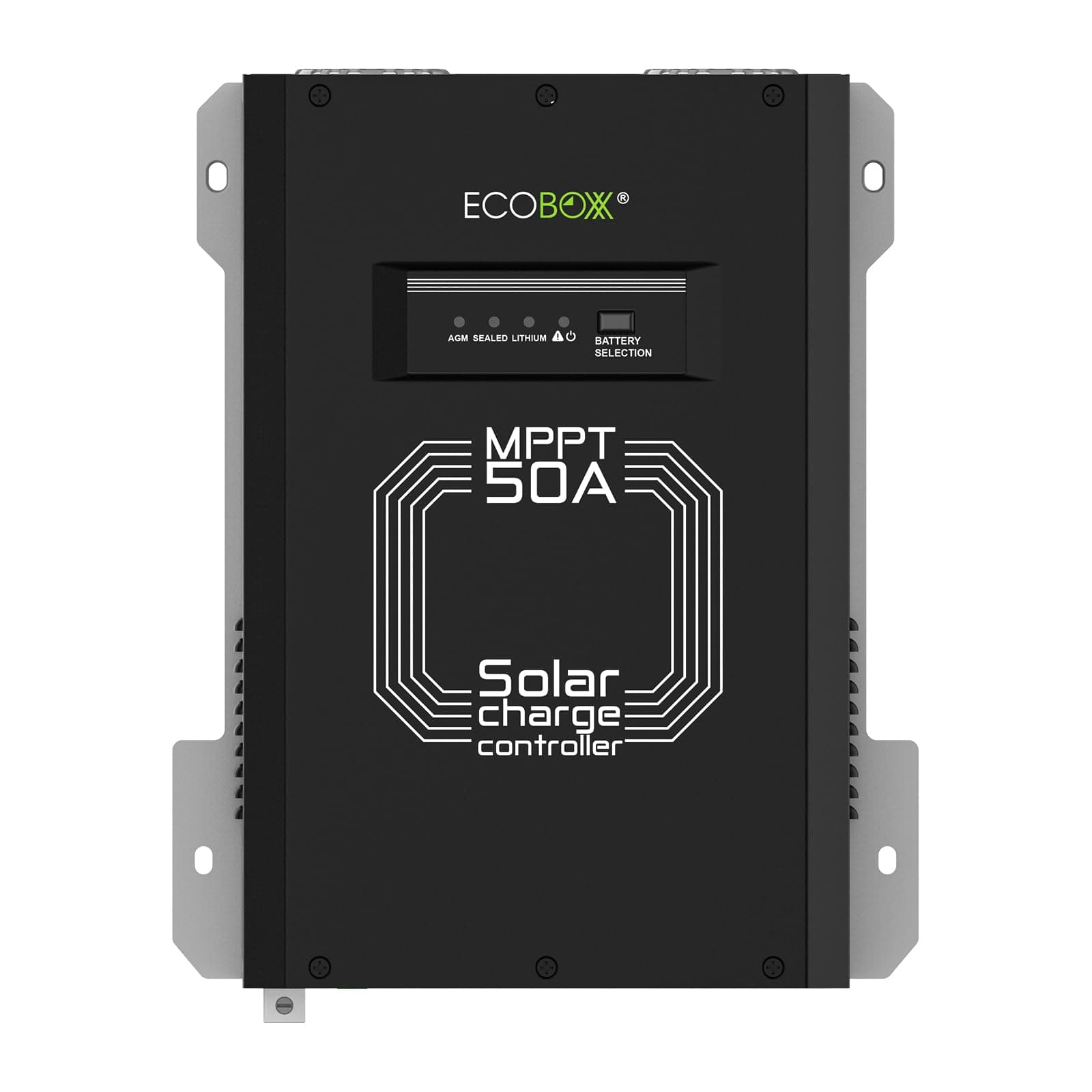 50 Amp MPPT Solar Charge Controller, 12/24V Auto Detection, High Efficiency, Multi-Charging Modes with Reverse Polarity Protection for Home and RV use