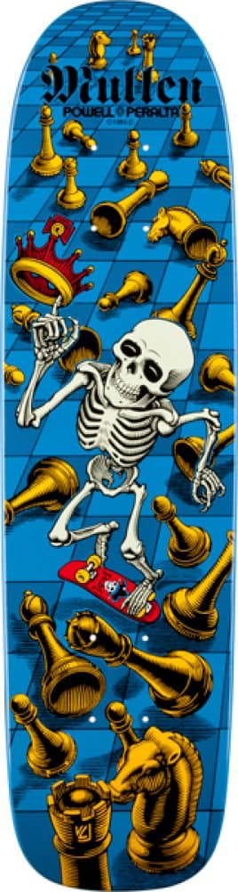 Bones Brigade Mullen 6th Series Deck 7.4 Blue Skateboard Decks