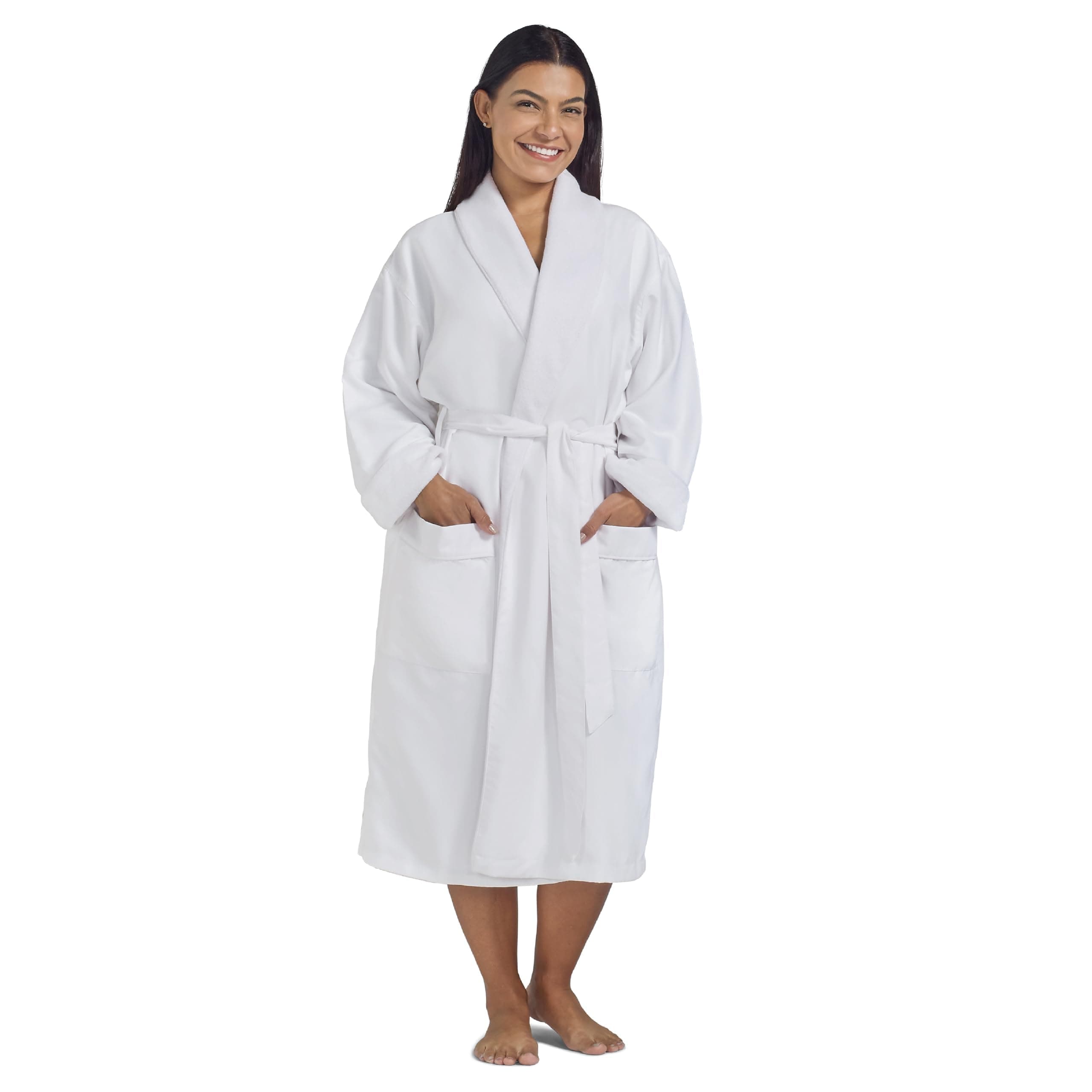Women's Microfiber Robe by BOCA - Luxury Hotel Bathrobe, Long Spa Robes for Women - Generous Sizing