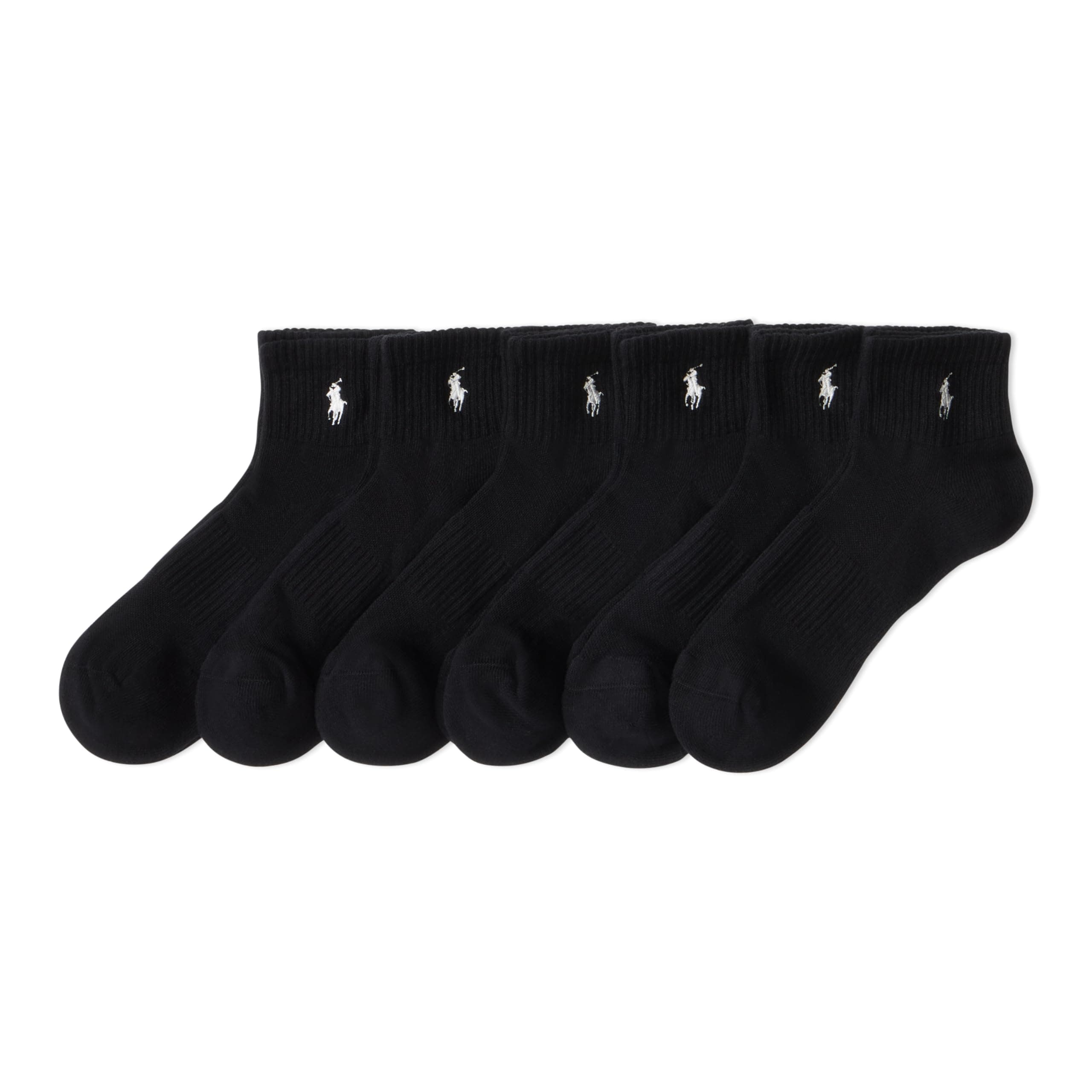 Polo Ralph Lauren Men's Athletic 6 Pack Quarter Sock