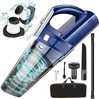 Handheld Vacuum Cordless Mini Portable Rechargeable Car Vacuum Cleaner with 11000PA Powerful Suction for Car Home and Office
