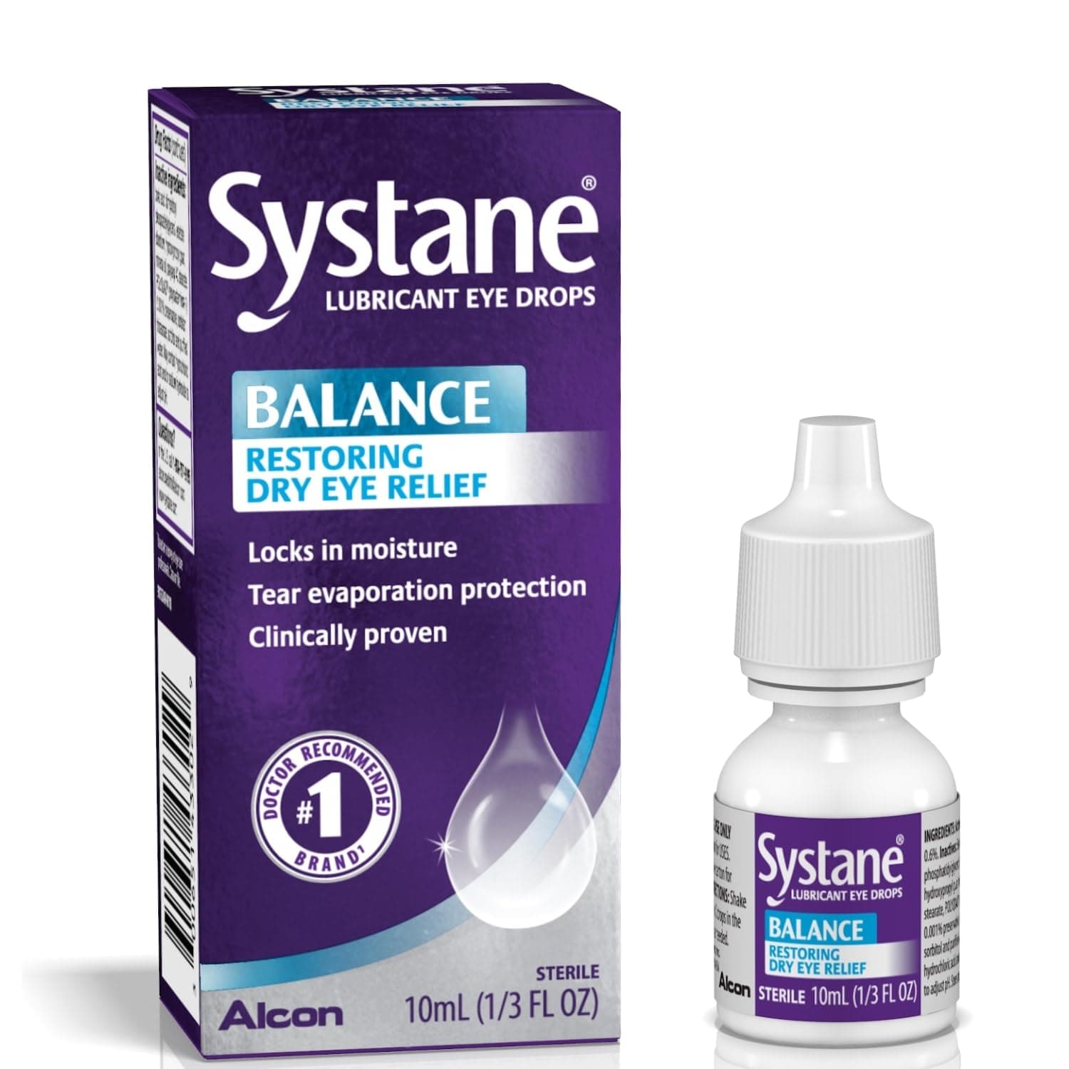 Balance Lubricant Eye Drops, 10-mL