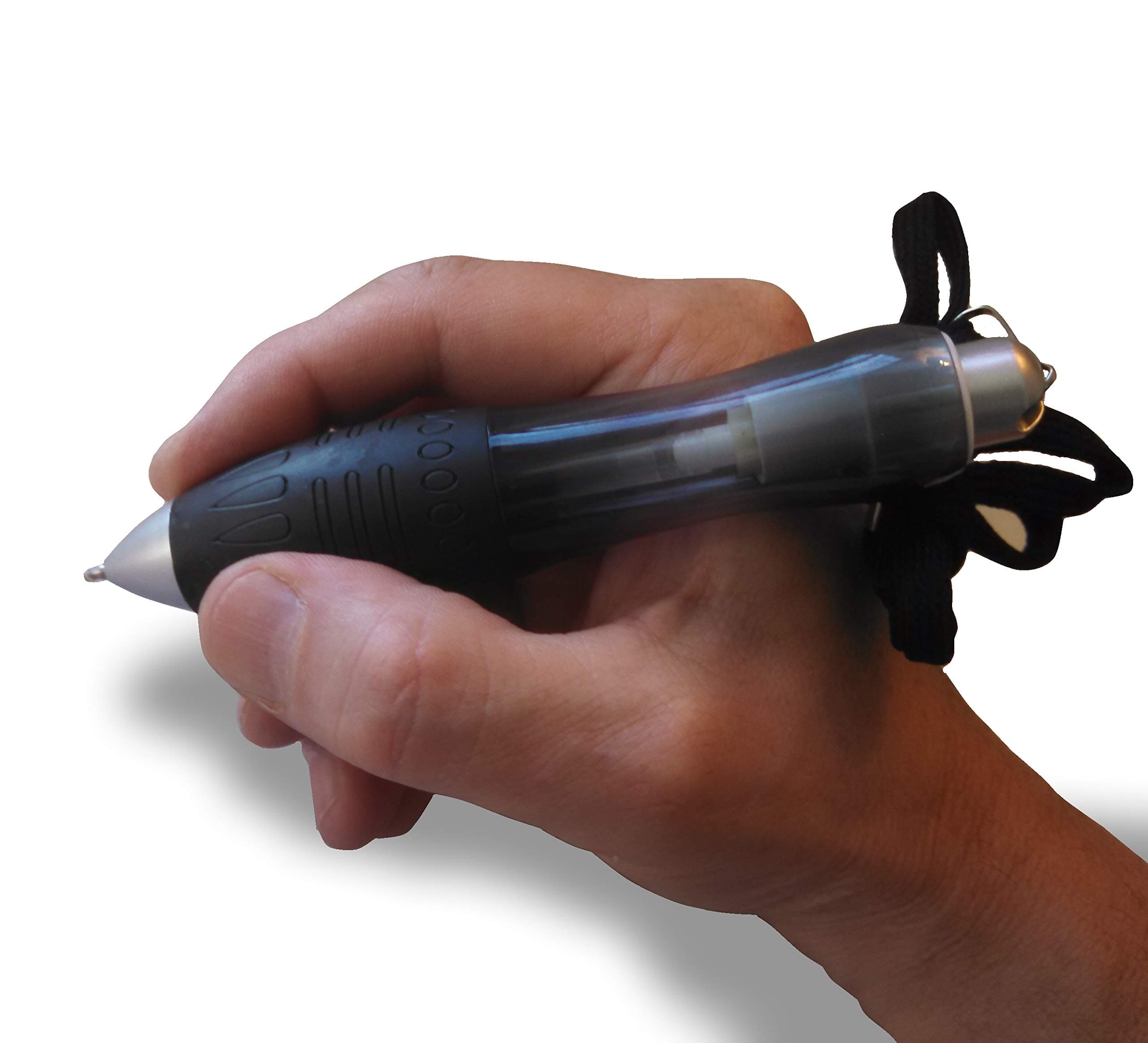 Thixotropic Super Big Fat Pen for Arthritis (5 pack) Black Ink, Black Body + 5 Ink Refills