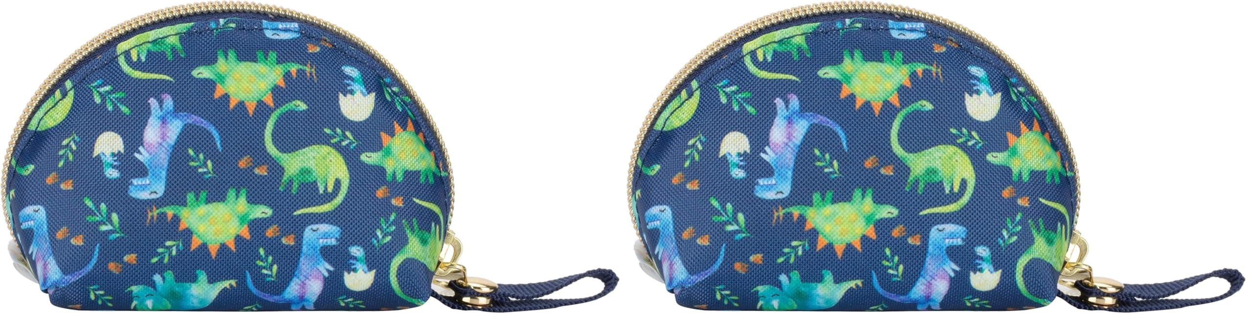 Itzy Ritzy Everything Storage Pouch; Small Zipper Pouch Holds 2 Pacifiers; Snap Handle Attaches to Diaper Bag, Stroller or Purse; Holds Earbuds, Chargers, Change or Disposable Bags