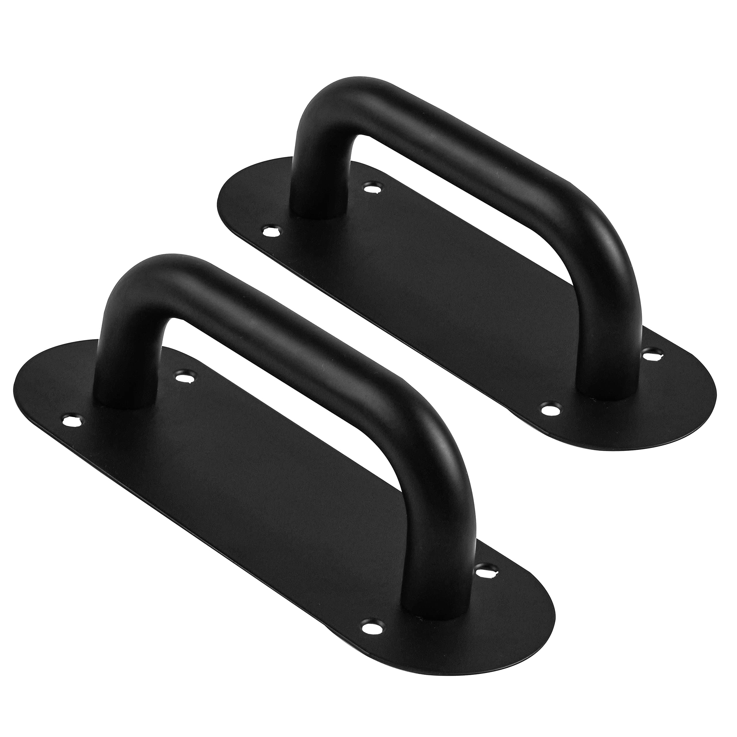 VRSS2Pcs 200mm Long Stainless Steel Pull Door Handle Plate Durable and Lightweight Promotion Price (Black)