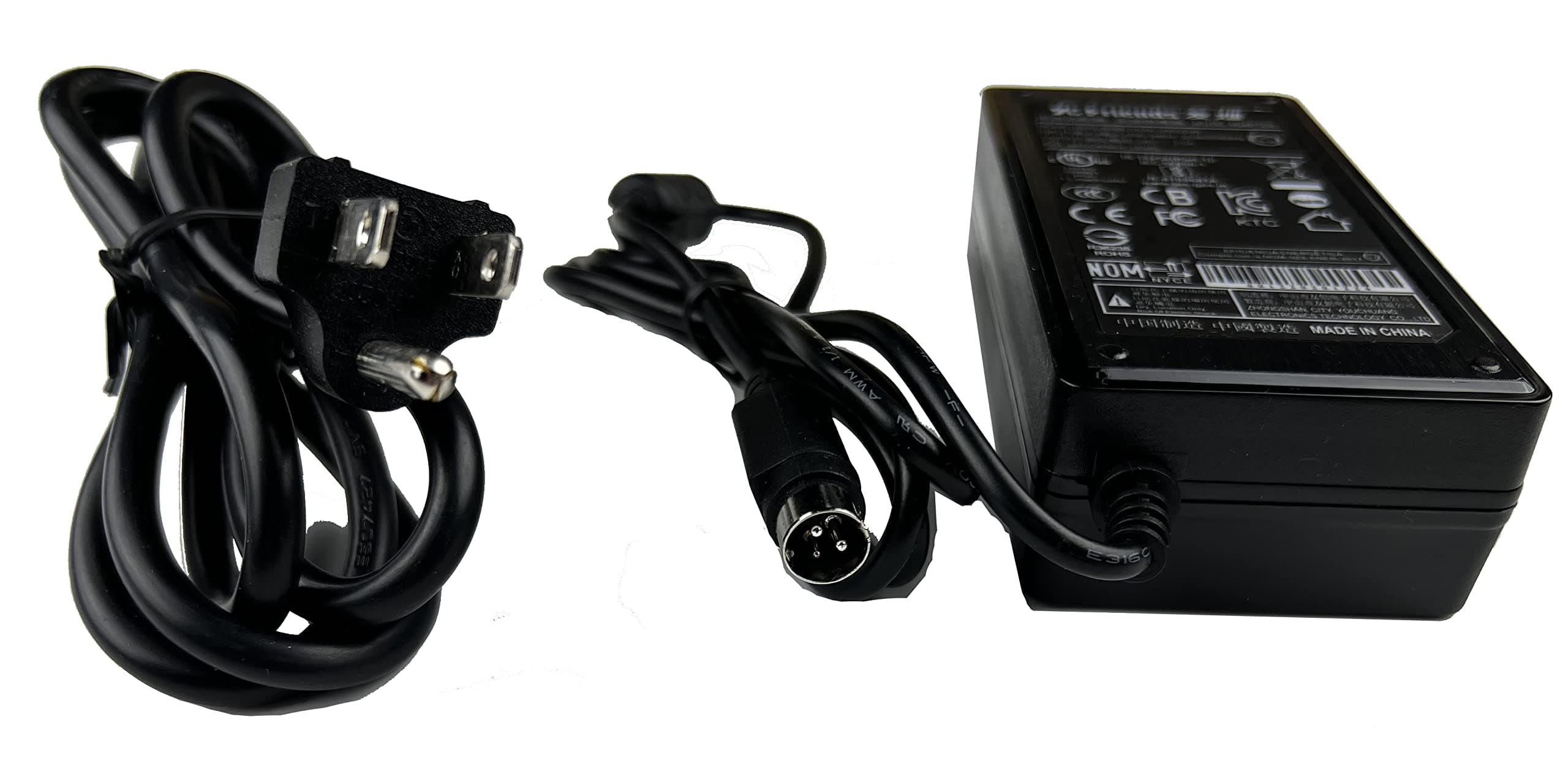 YC60 Replacement Power Adapter & Cord OEM Replacement for Arkscan Label Printer Models 2054A, 2054K, 2054N, 3044C & Others, Also Universal Fit for Other Brands