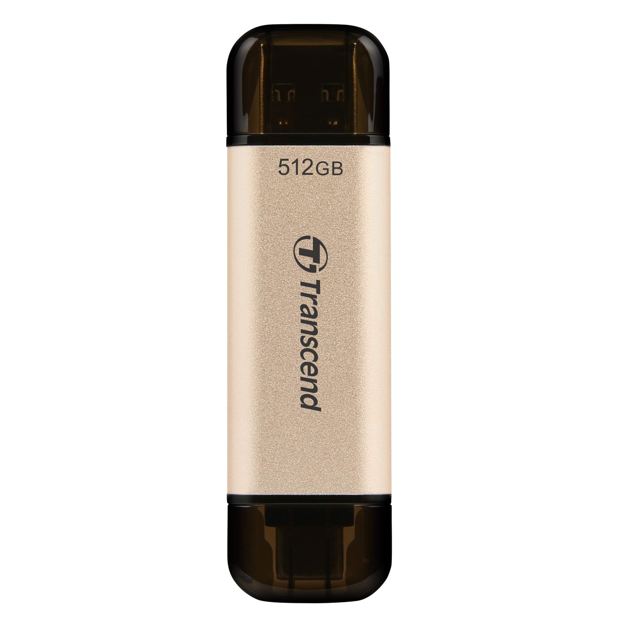 Transcend JetFlash 930C 512GB USB Type C 3.2 Gen 1 (USB 5Gbps) Flash Drive, High Performance & High Endurance Pen Drive, Read/Write - up to 420 MB/s & 400 MB/s, 5 Yrs. Warranty, Gold (TS512GJF930C)