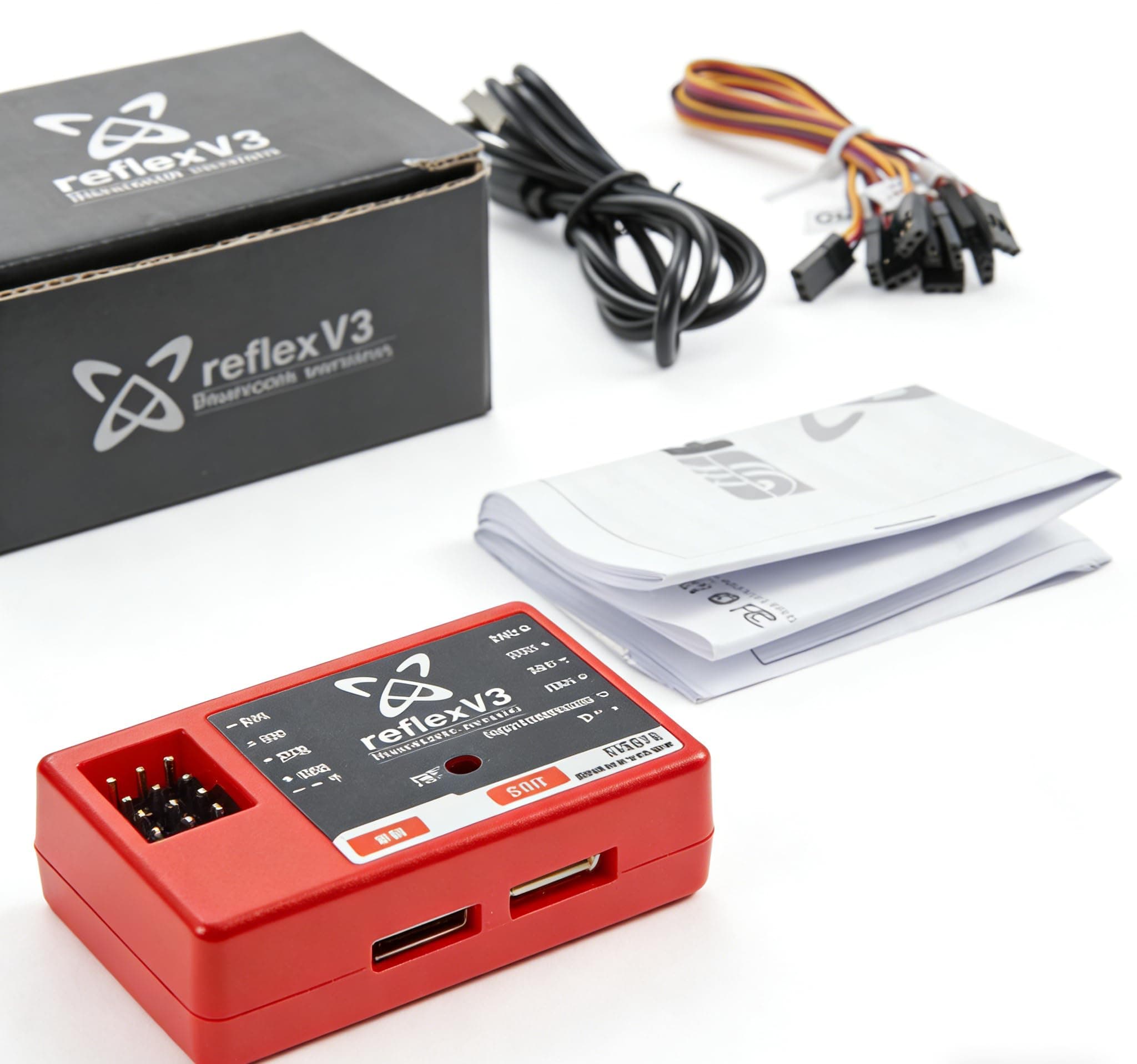 RC Airplane Reflex V3 Mini Gyro Flight Control System for Remote Control Aircraft Plane Reflex V3 Stable Flight Controller