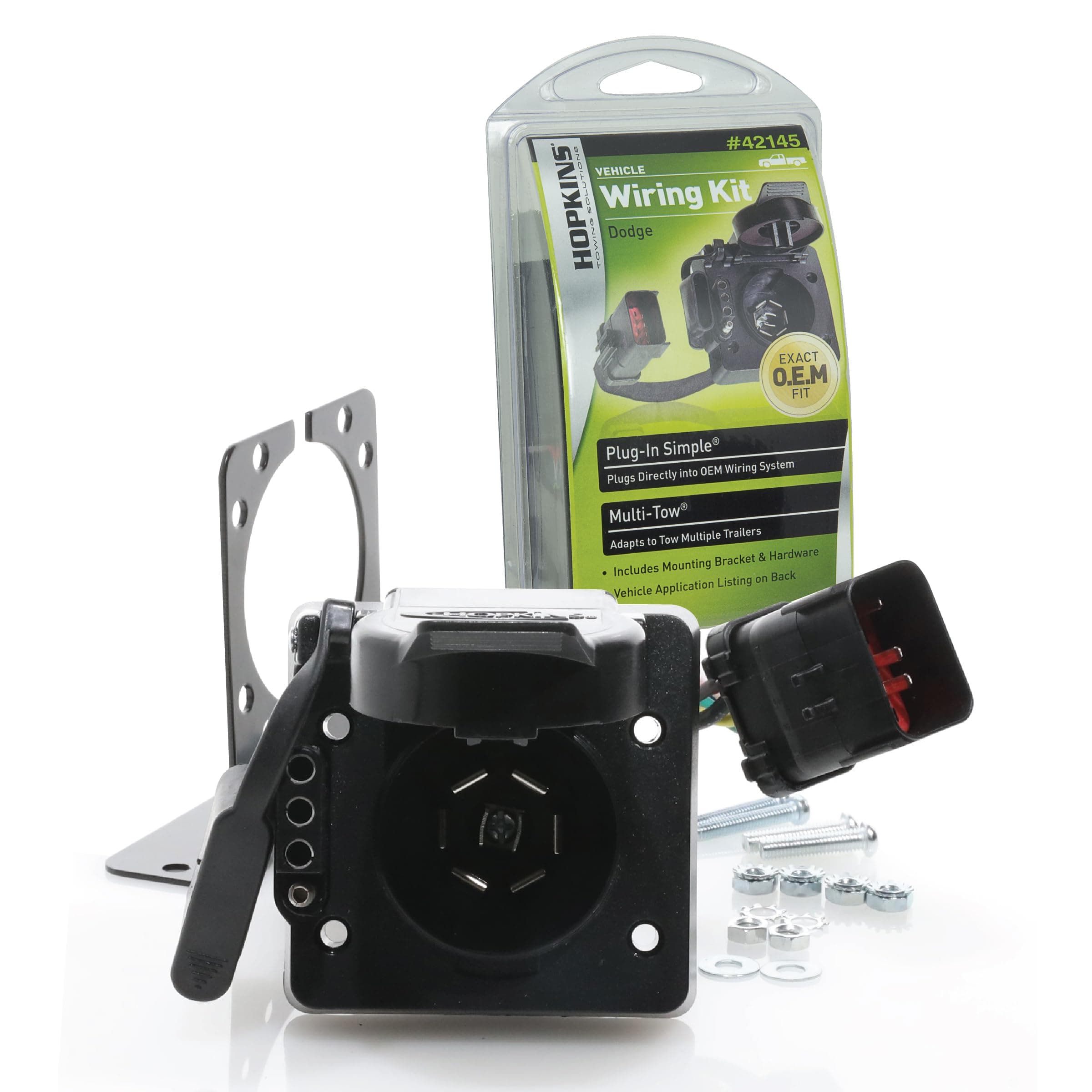 Hopkins 42145 Plug-In Simple Multitow 7:4 OE Replacement Harness