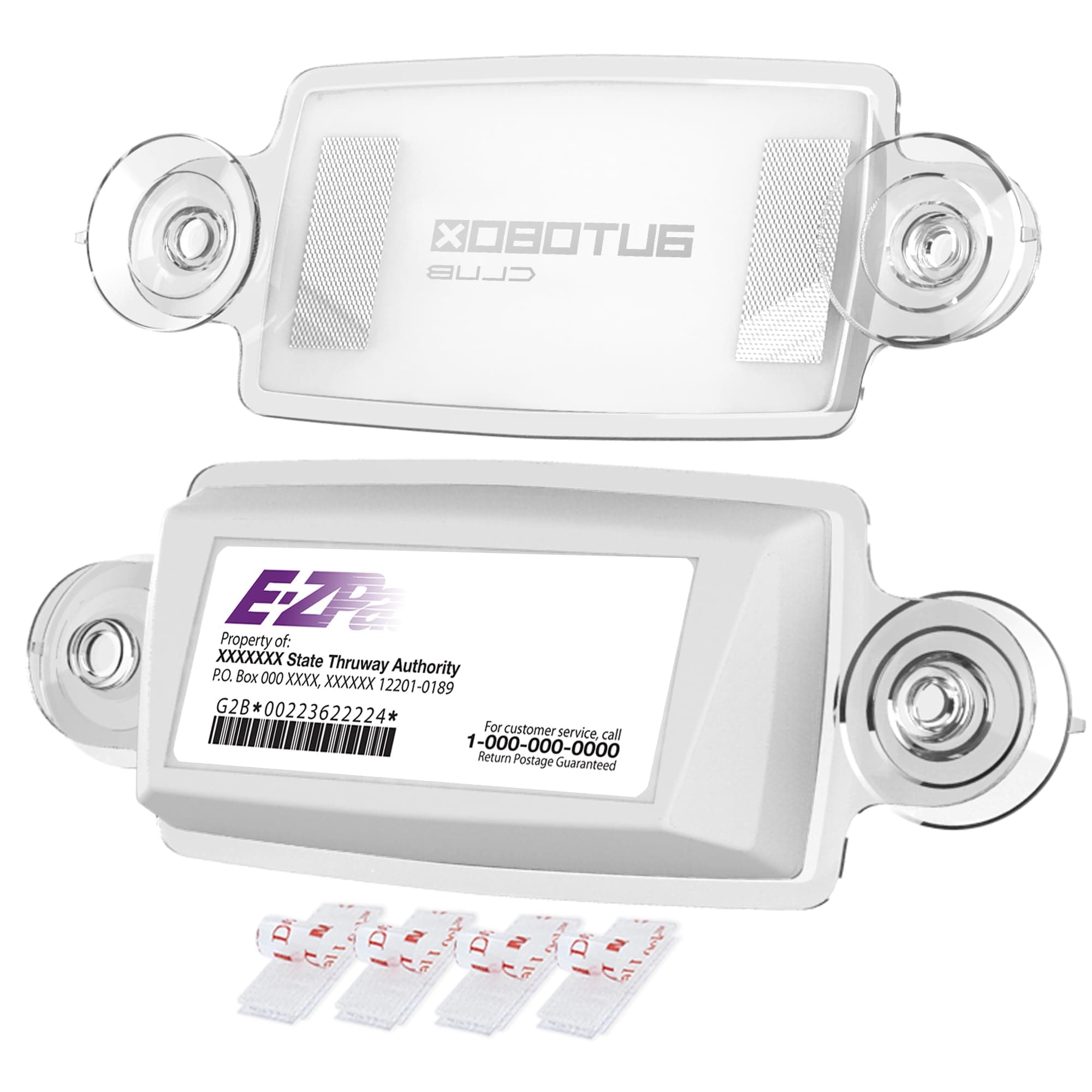 EZ Pass Holder for Most US States - UV Protective, Easy to Install and Remove, Fits All Major Toll Passes