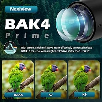 25-75x80 HD Spotting Scope with 64in Tripod and Upgraded Phone Adapter, Clear Image with BAK4 Prism Spotting Scopes for Target Shooting, Bird Watching, Hunting, Wildlife Viewing, Photography