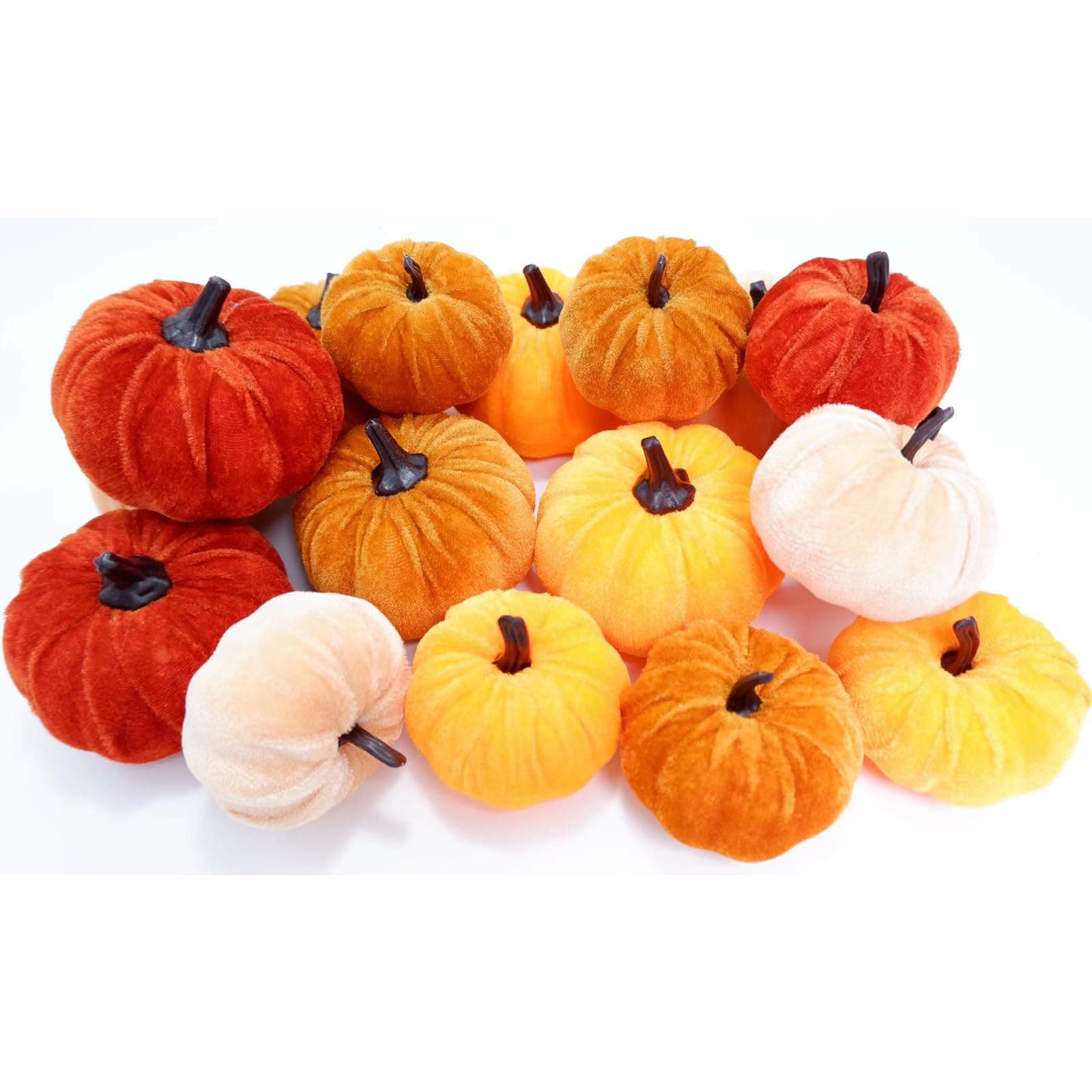 OYDAS Halloween Artificial Pumpkins Decorations, Realistic Fall Harvest Foam Simulation Pumpkins for Home Garden, Fall Decor, Halloween Decorations