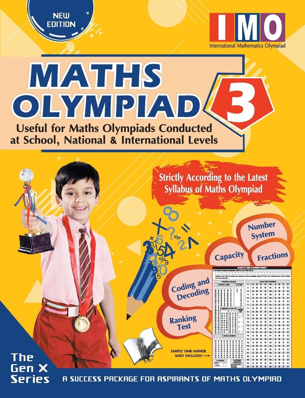 International Maths Olympiad - Class 3(With OMR Sheets)