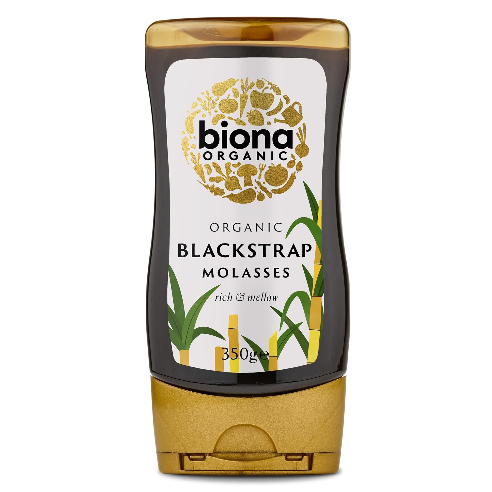 Biona Blackstrap Molasses - Squeezy Organic 350 G