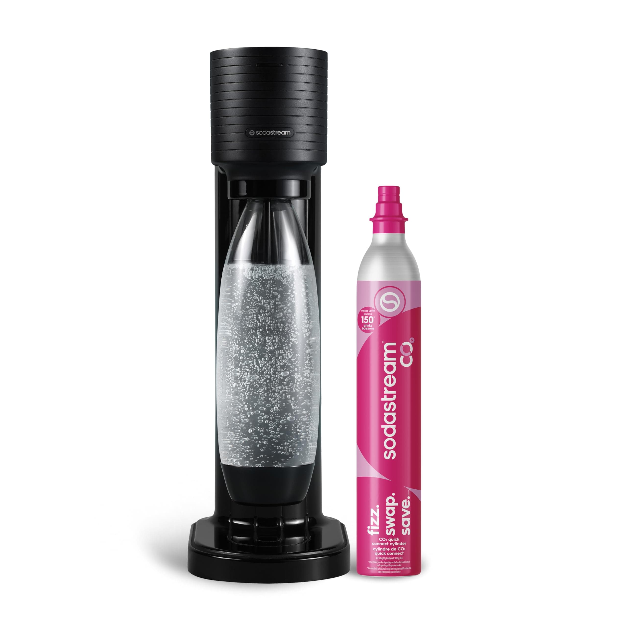 SodaStream Gaia Sparkling Water Maker, Black