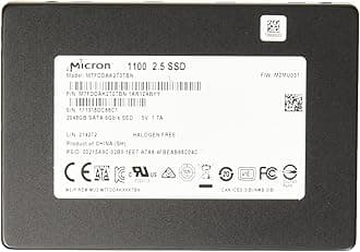 MTFDDAK2T0TBN-1AR12ABYY 2048 GB Micron 1100 2.5-Inch SED Solid State Drive with Sequential Read/Write up to 530/500 Mbps
