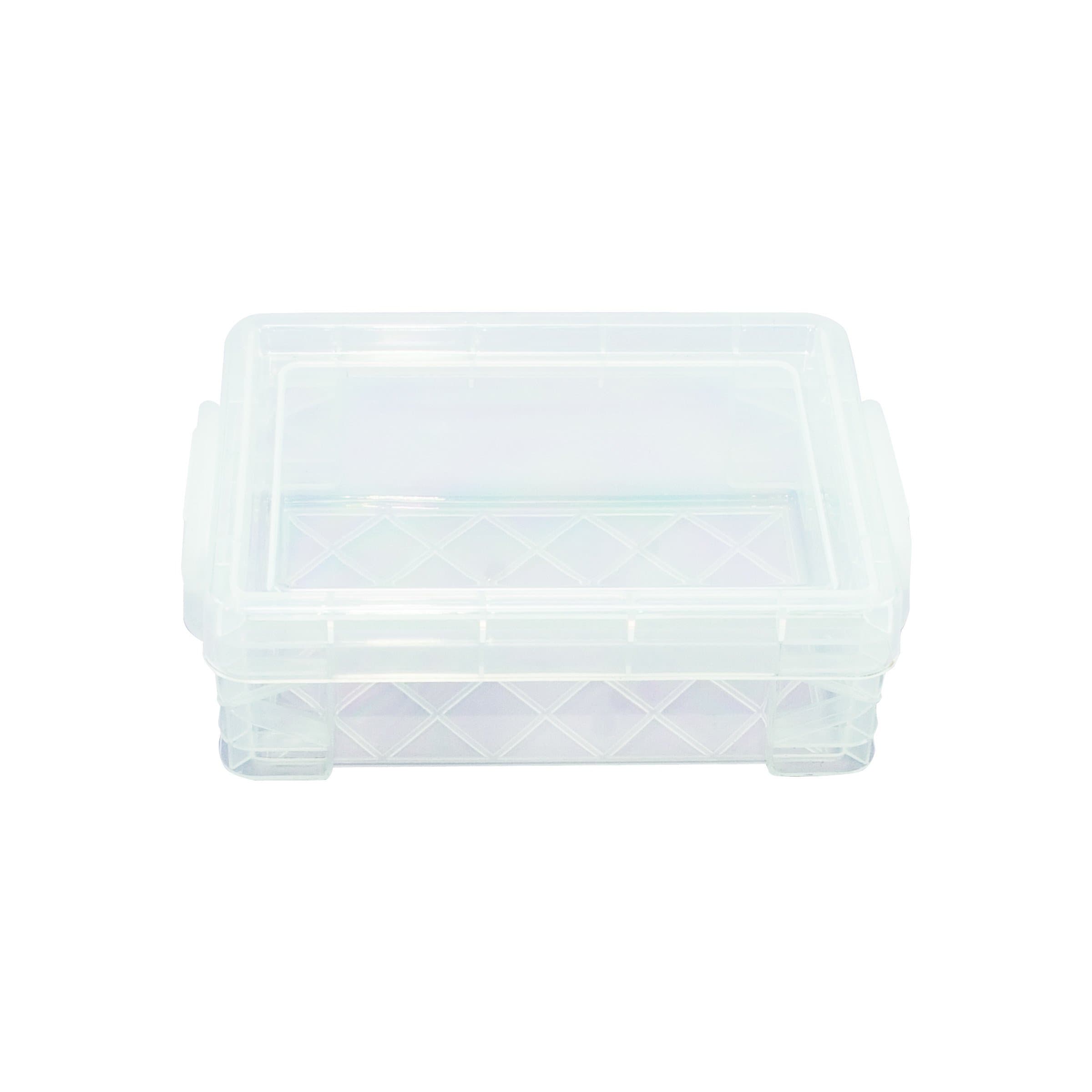 Advantus Super Stacker Crayon Box, 3.5 x 4.75 x 1.5 Inches, Clear, Case of 18 (40311CT)
