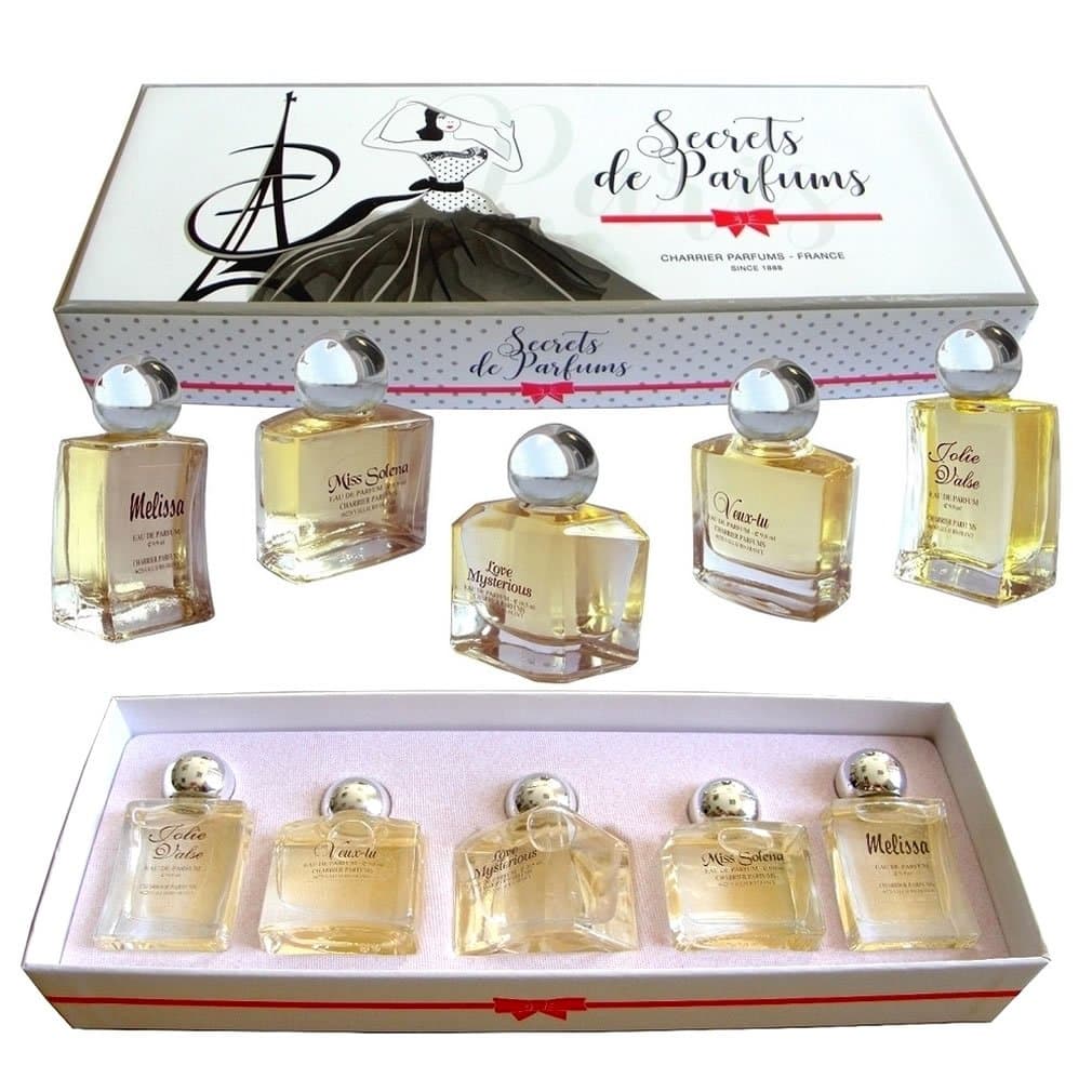 Charrier Parfums - 'Secrets de Parfum' 5 Women's Perfumes Gift Box 1.7 fl.oz