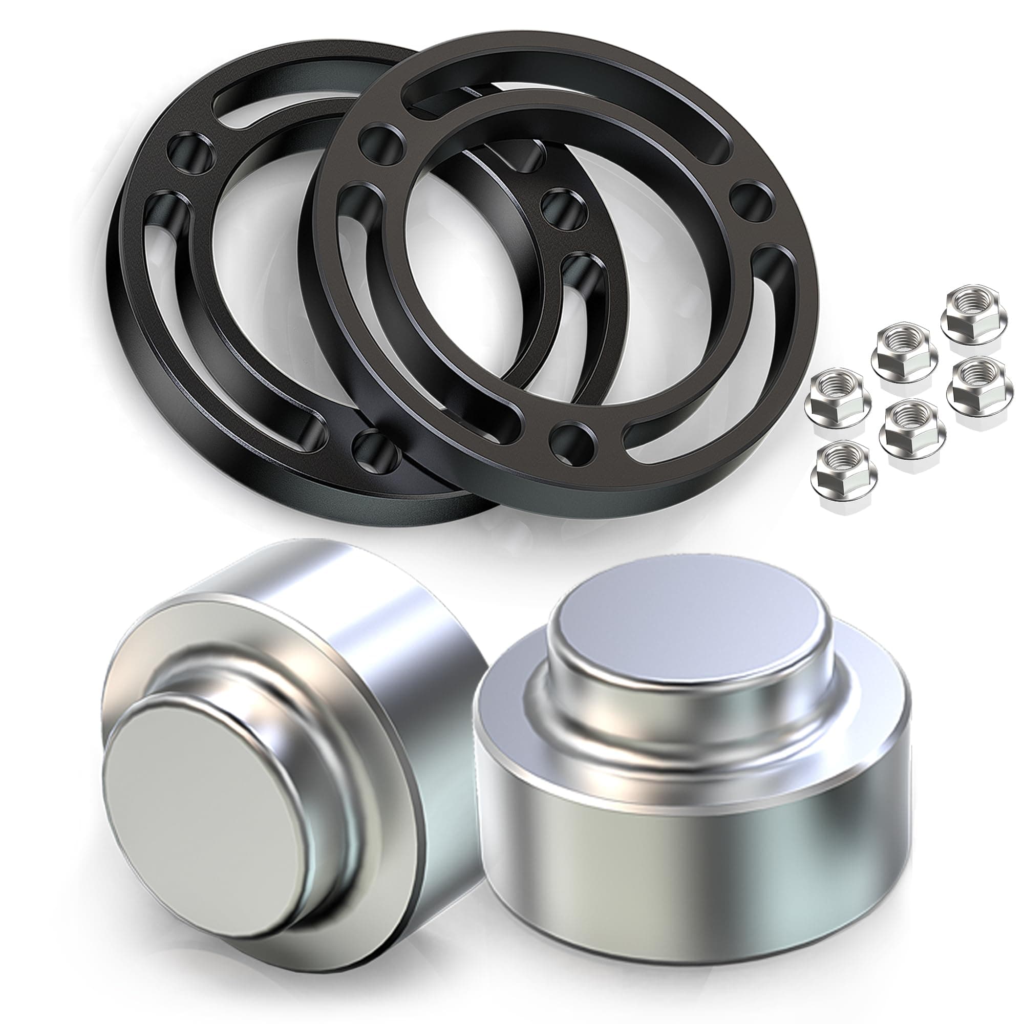 Maxracing 1.5" Front + 1.5" Rear Leveling Lift Kit Compatible with 2007-2020 Chevy Tahoe / 2007-2020 Chevy Suburban 1500/2007-2013 Chevy Avalanche 1500/2007-2020 GMC Yukon 1500 4WD/2WD