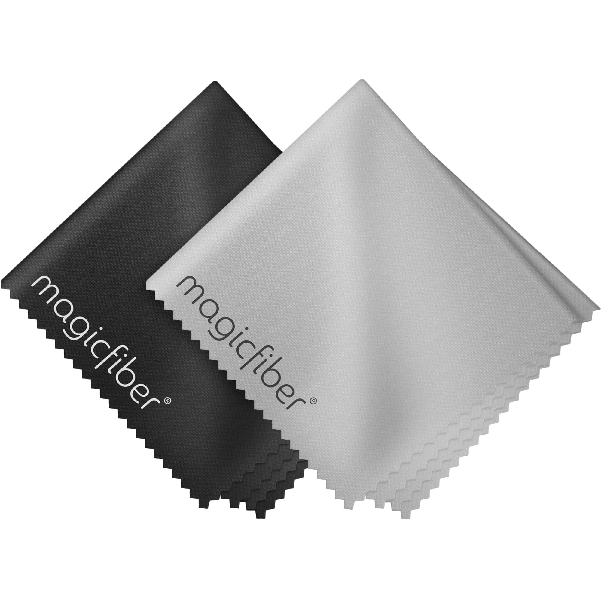 Microfiber Cleaning Cloths, 2 Pack - Premium Cloth for Glasses, Lens, Screens & More