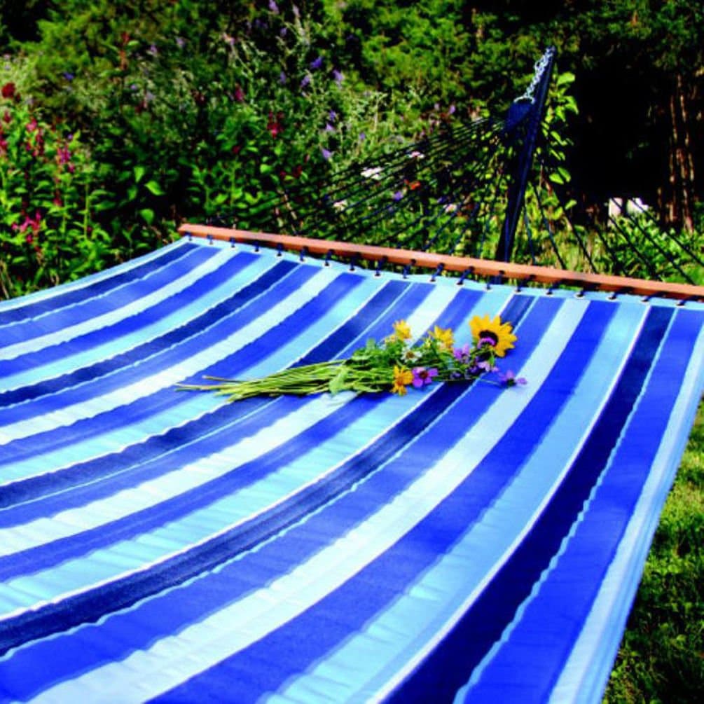 Sunbrella Quilted Hammock Color: Cobalt
