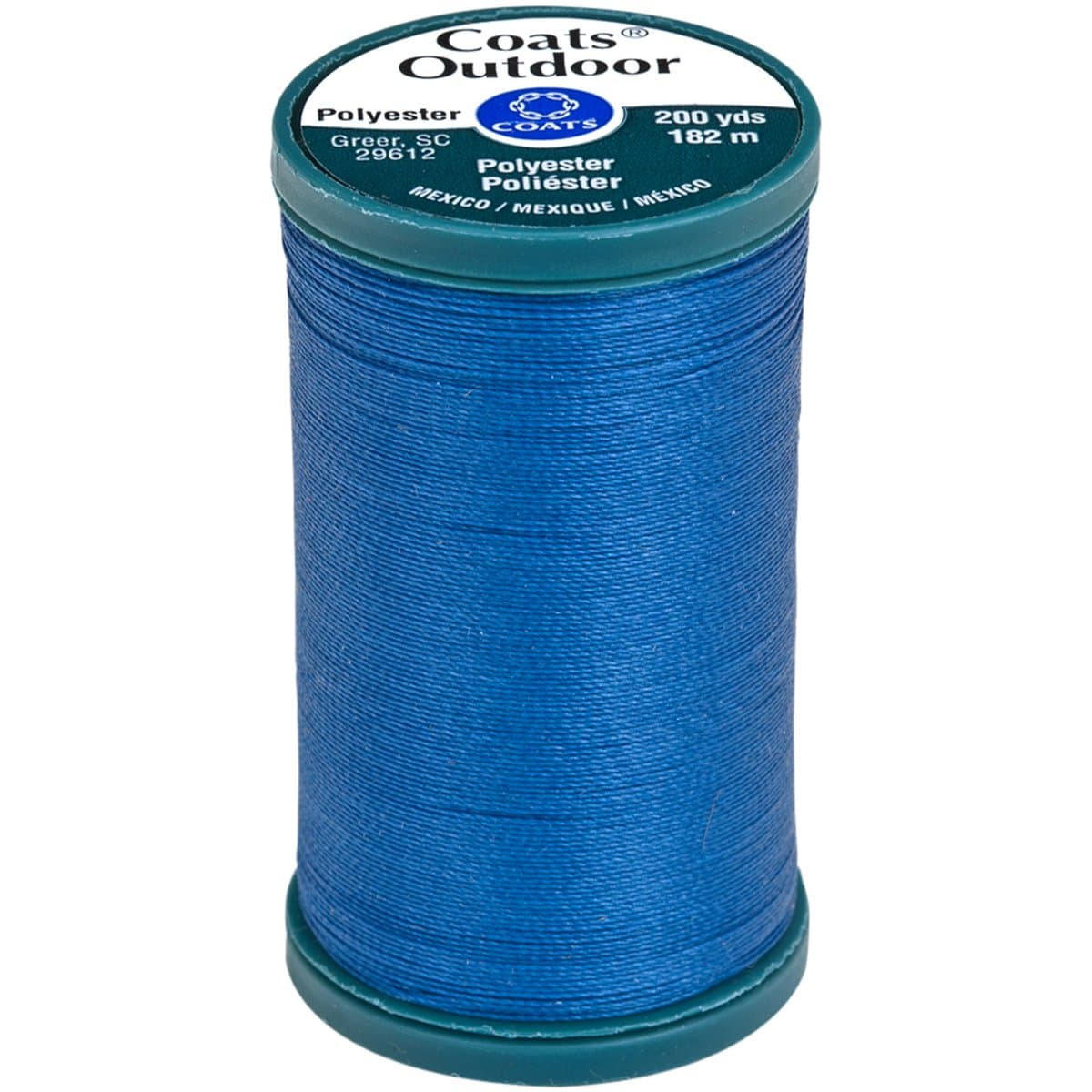 Coats Polyester Outdoor Living Thread 200yd-Monaco Blue