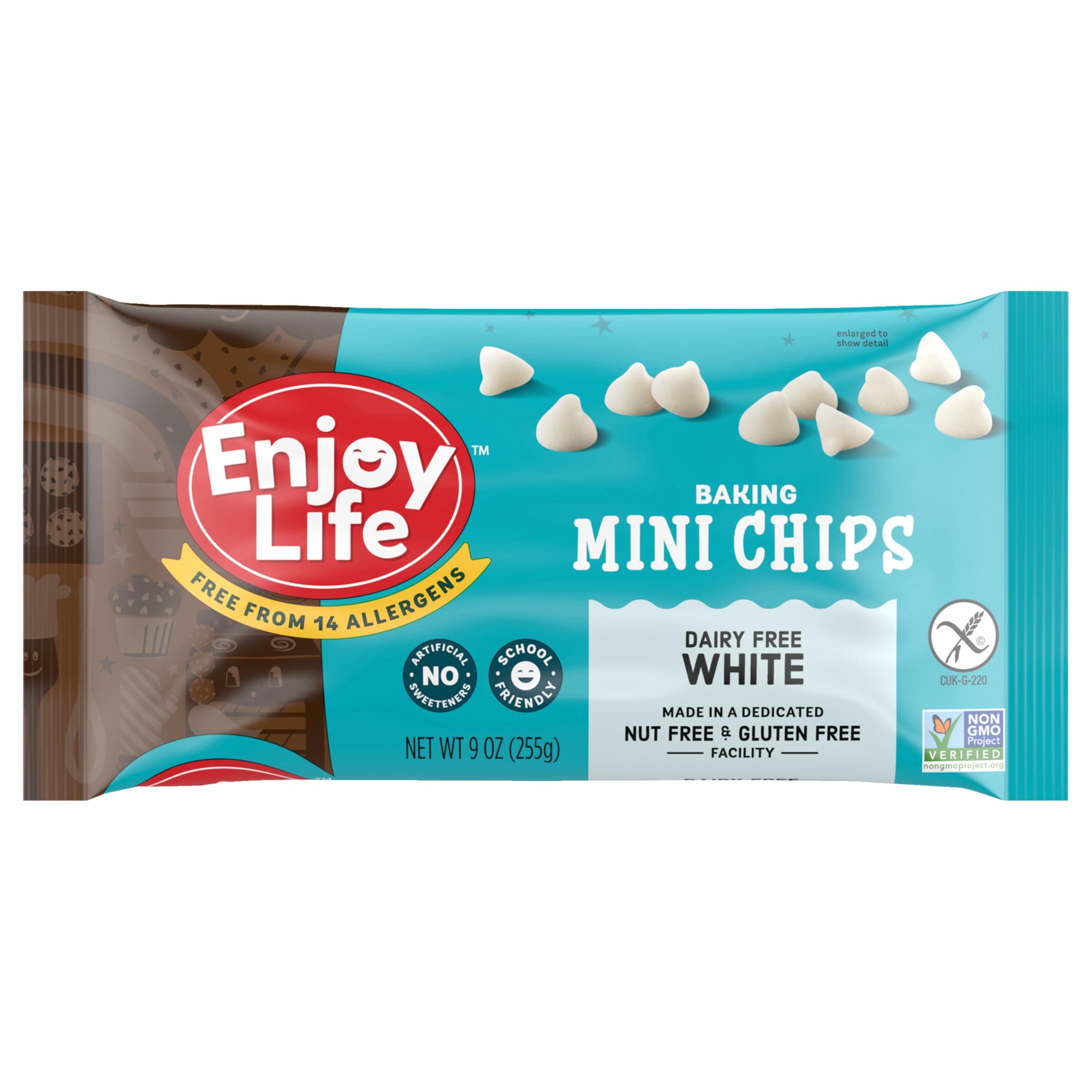 Enjoy Life Baking White Chocolate Mini Chips, 9oz Bag