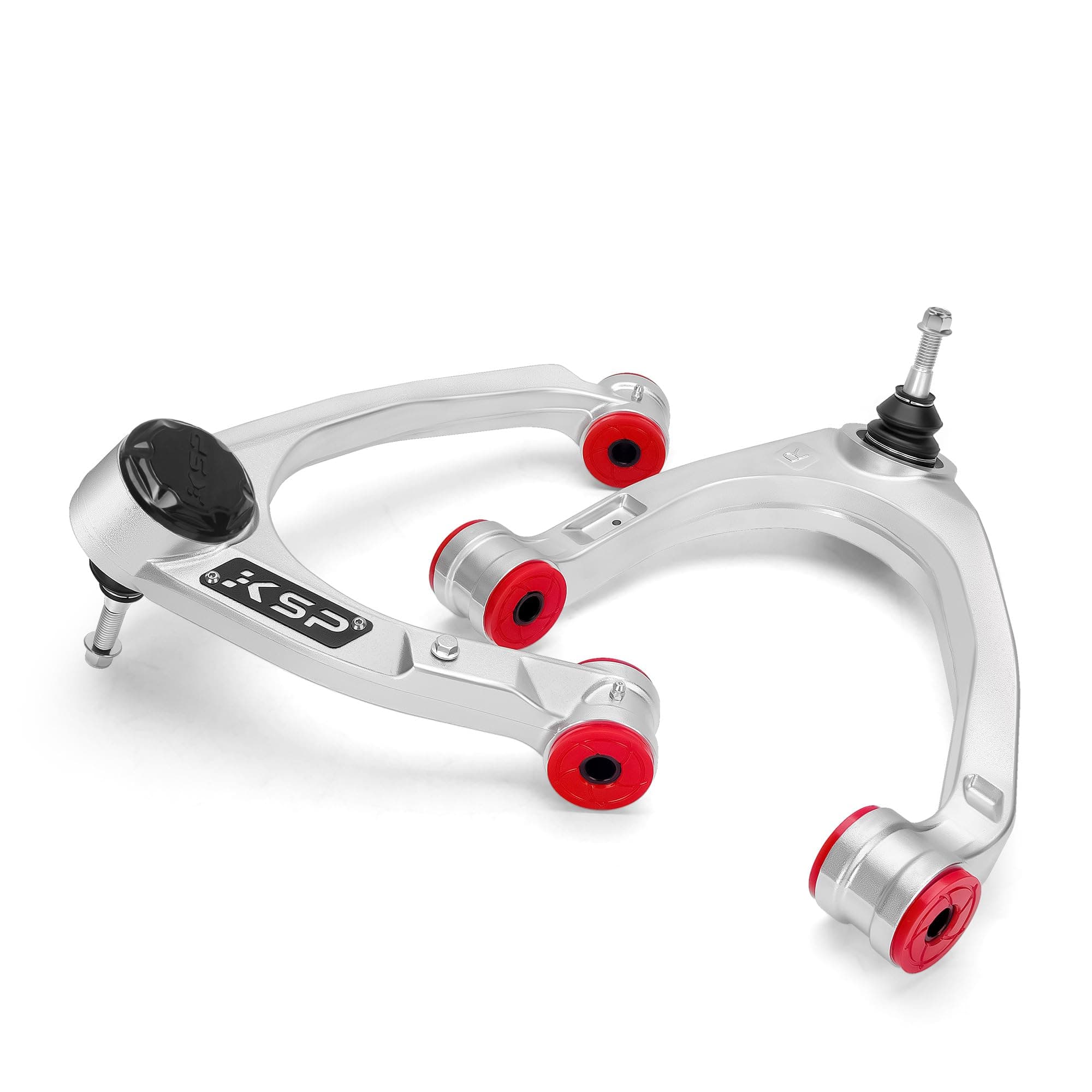 KSP Silverado Upper Control Arms, 2-4" Aluminum Forged Control Arm Compatible With Ch-evy Silverado GMC Sierra 1500 2007-2018,2pcs Aftermarket UCA With Flexible Ball Joint