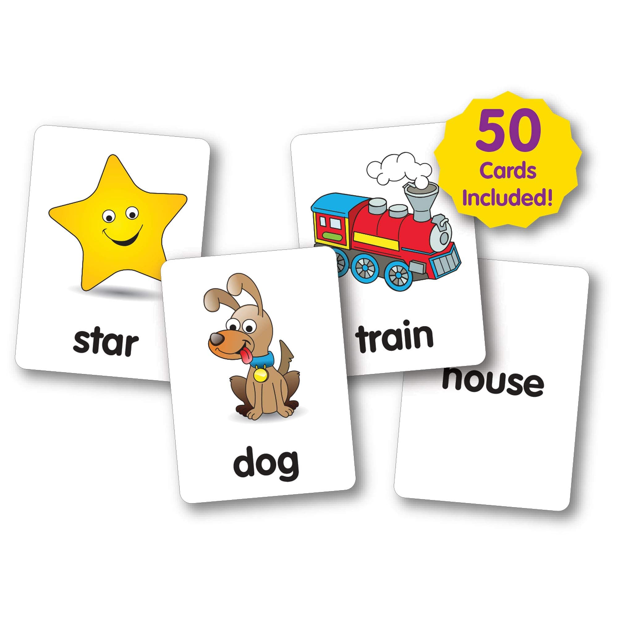 The Learning JourneySee & Say Flash Cards - First Words - Flash Cards for Toddlers 2-4 Years - Preschool Toddler Toys