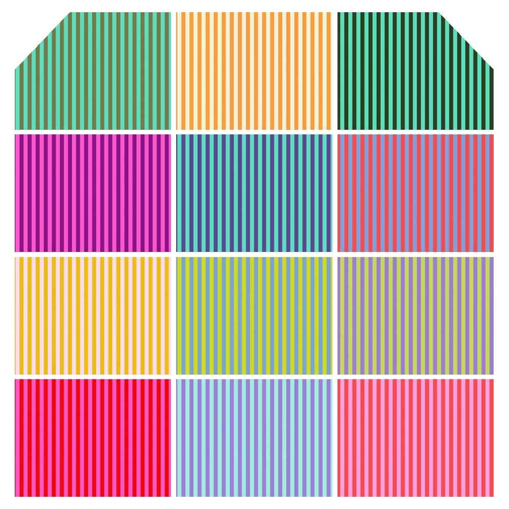 Tula Pink Stripes Fat Quarter Bundle
