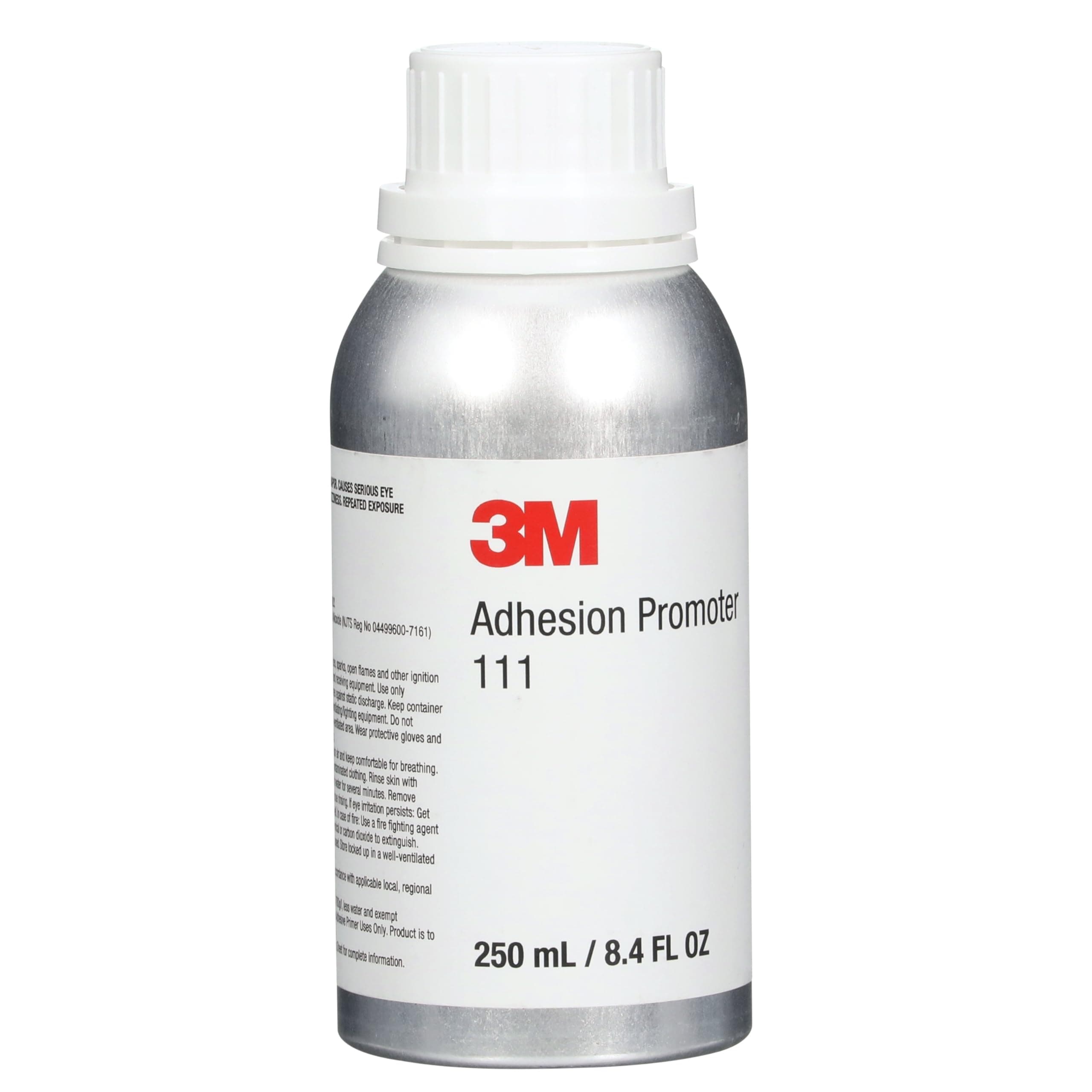 Adhesion Promoter 111, Clear, 250 mL Bottle, Fast-Acting, Quick Drying, Isopropyl Alcohol Based Solution, Promotes Better Adhesion of 3M VHB Tapes