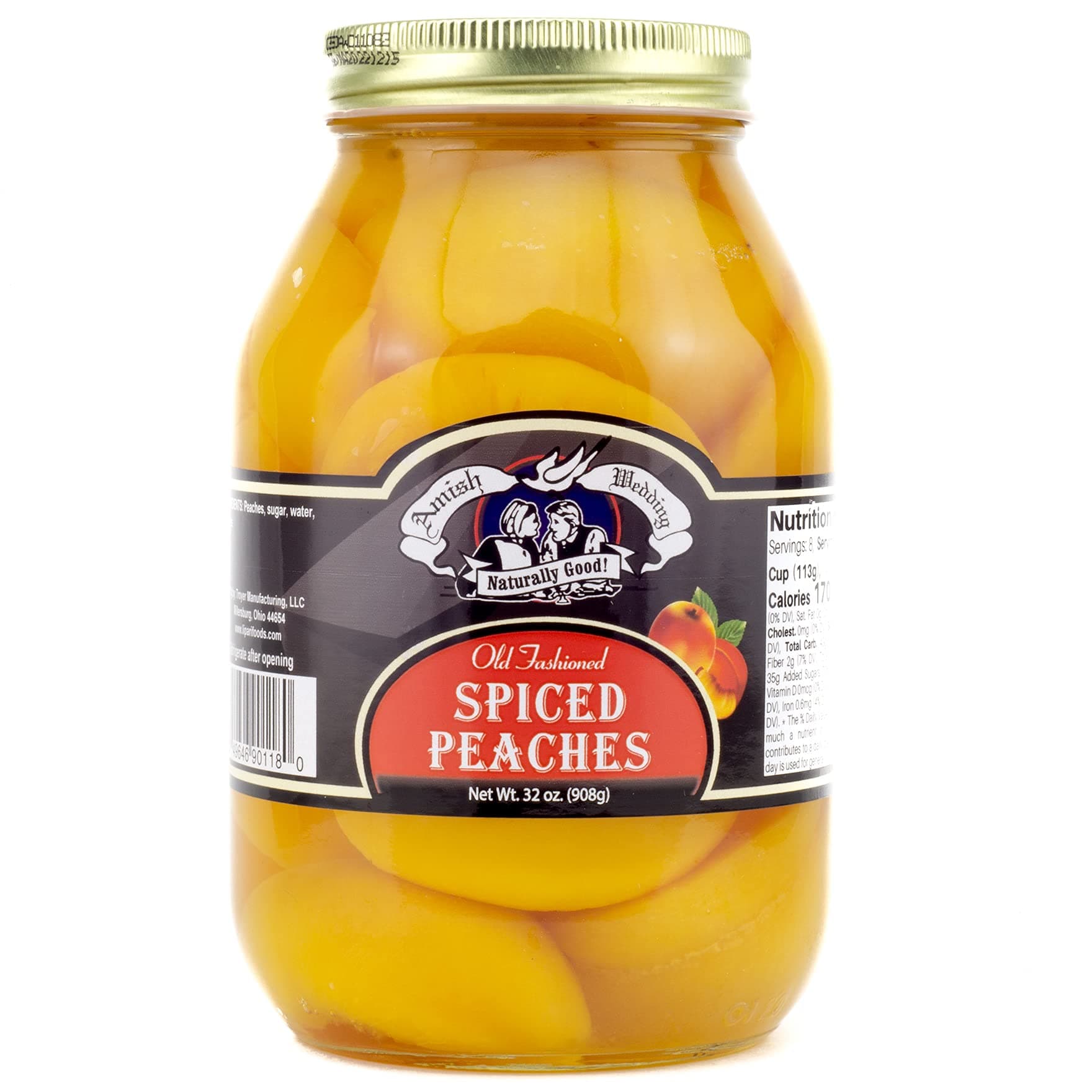 Amish Wedding Spiced Peach Halves 32oz