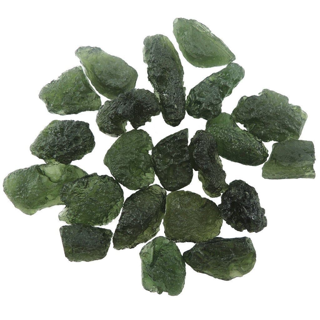 Large Size, 1st Class Moldavite From Czech Republic 10 Full Carats, No Damage