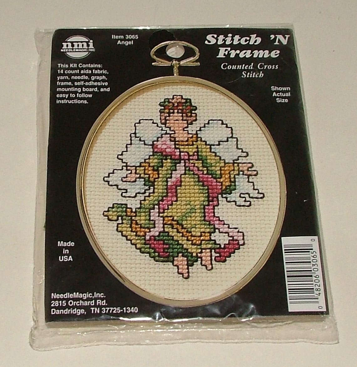 Angel #3065 Stitch 'N Frame Counted Cross Stitch Kit