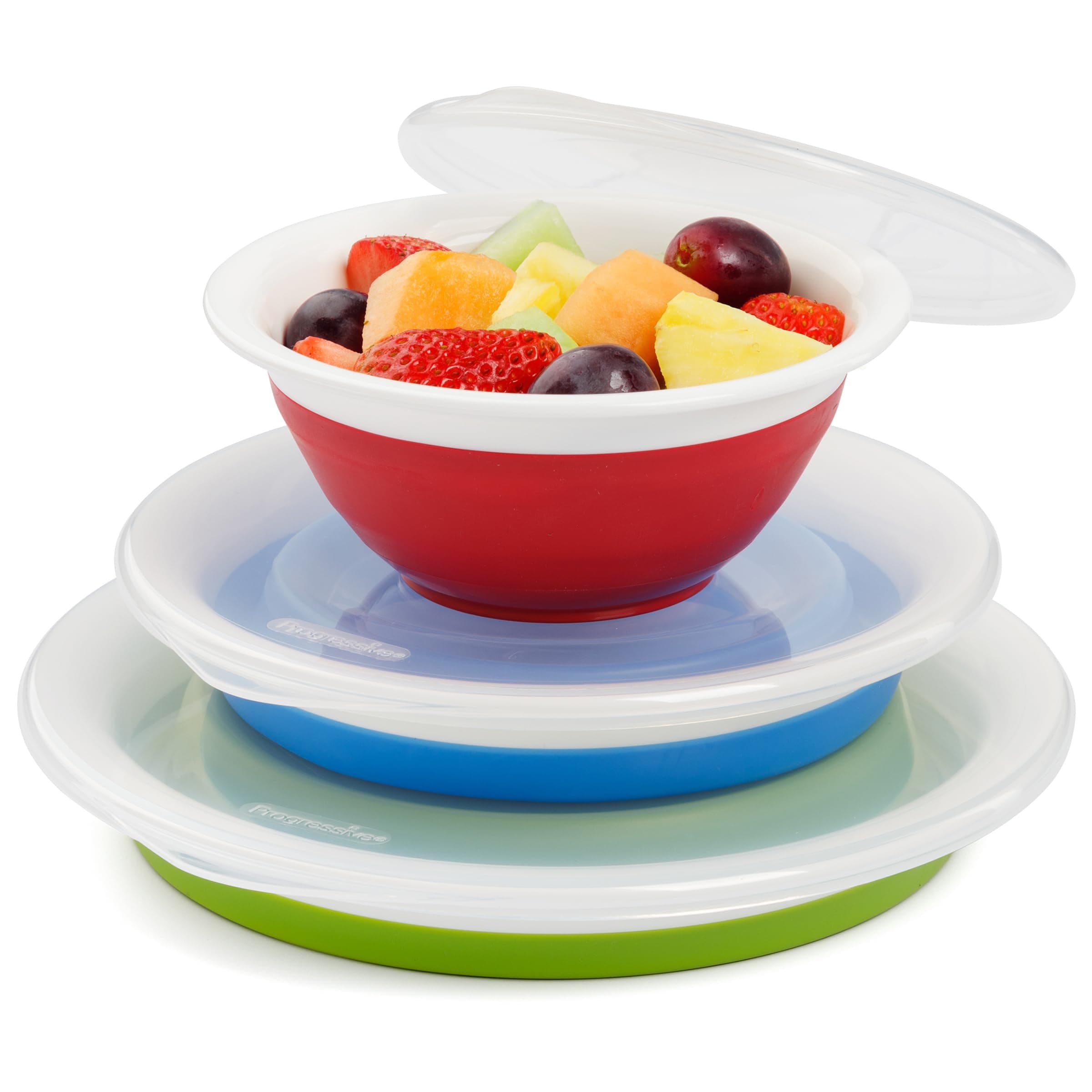 Prepworks Thinstore Collapsible Prep/Storage Bowls with Lids - Set of 3