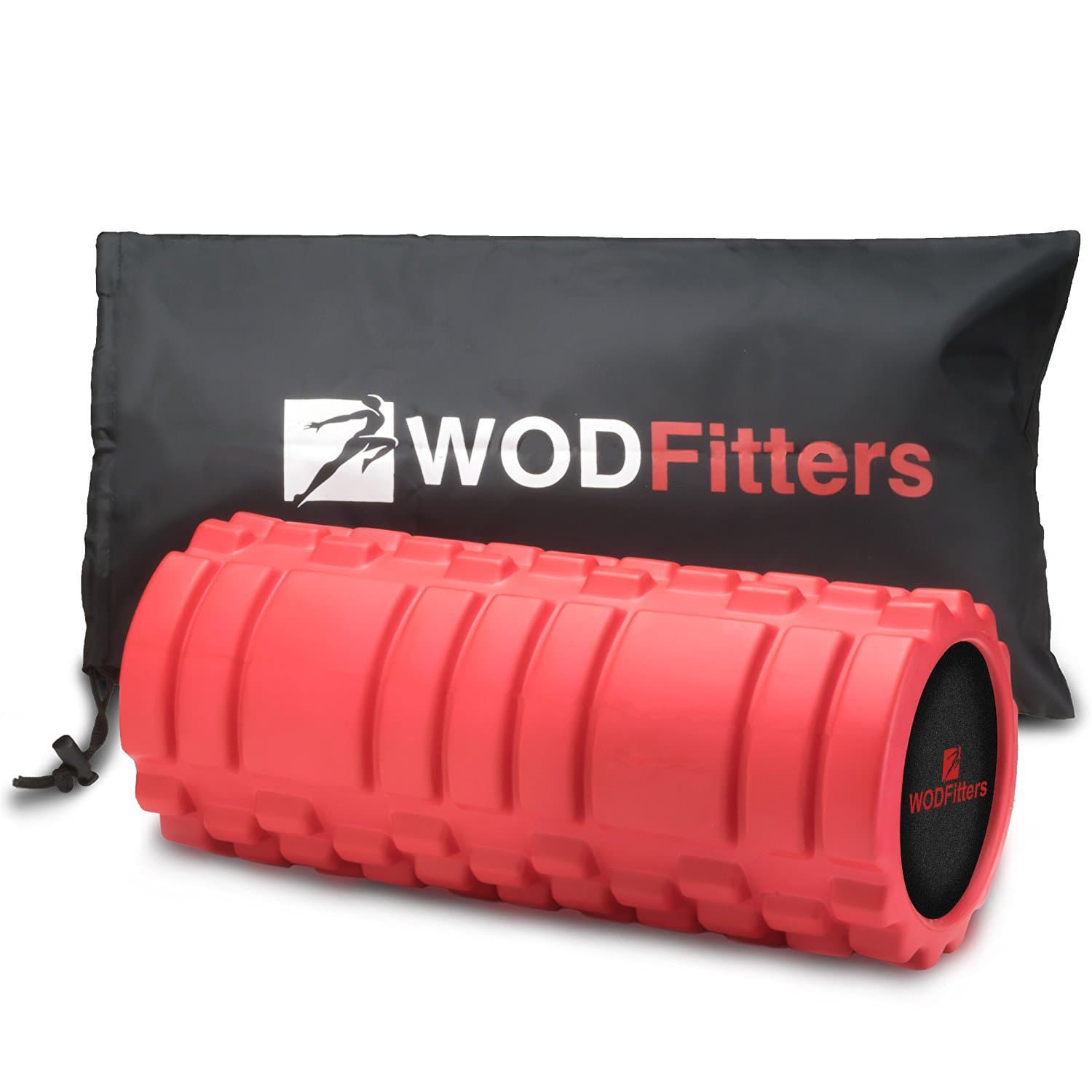 WODFitters Foam Roller for Effective Trigger Point Massage and Muscle Recovery Even After The Toughest Exercises, Workouts and WODs - High Density Body Roller with Free Carrying Bag