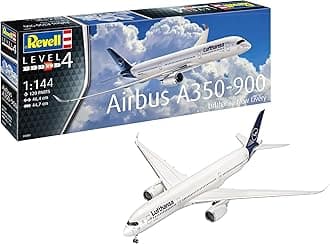German Level (Revell) 1/144 Aircraft Airbus A350-900 Lufthansa New Livery Plastic Model 03881