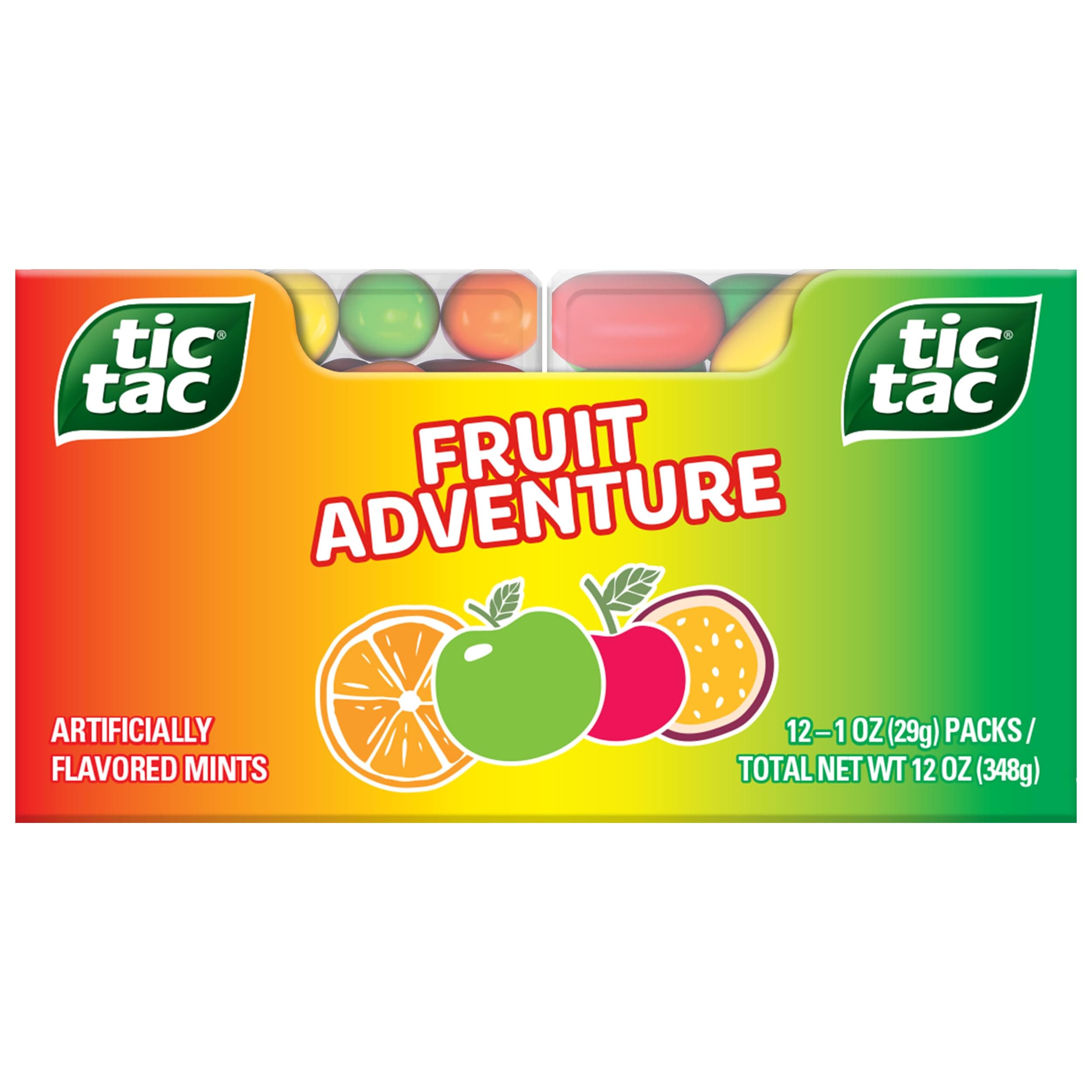 Fruit Adventure Mints, Bulk 12 Pack, On-The-Go Refreshment, 1 oz Each