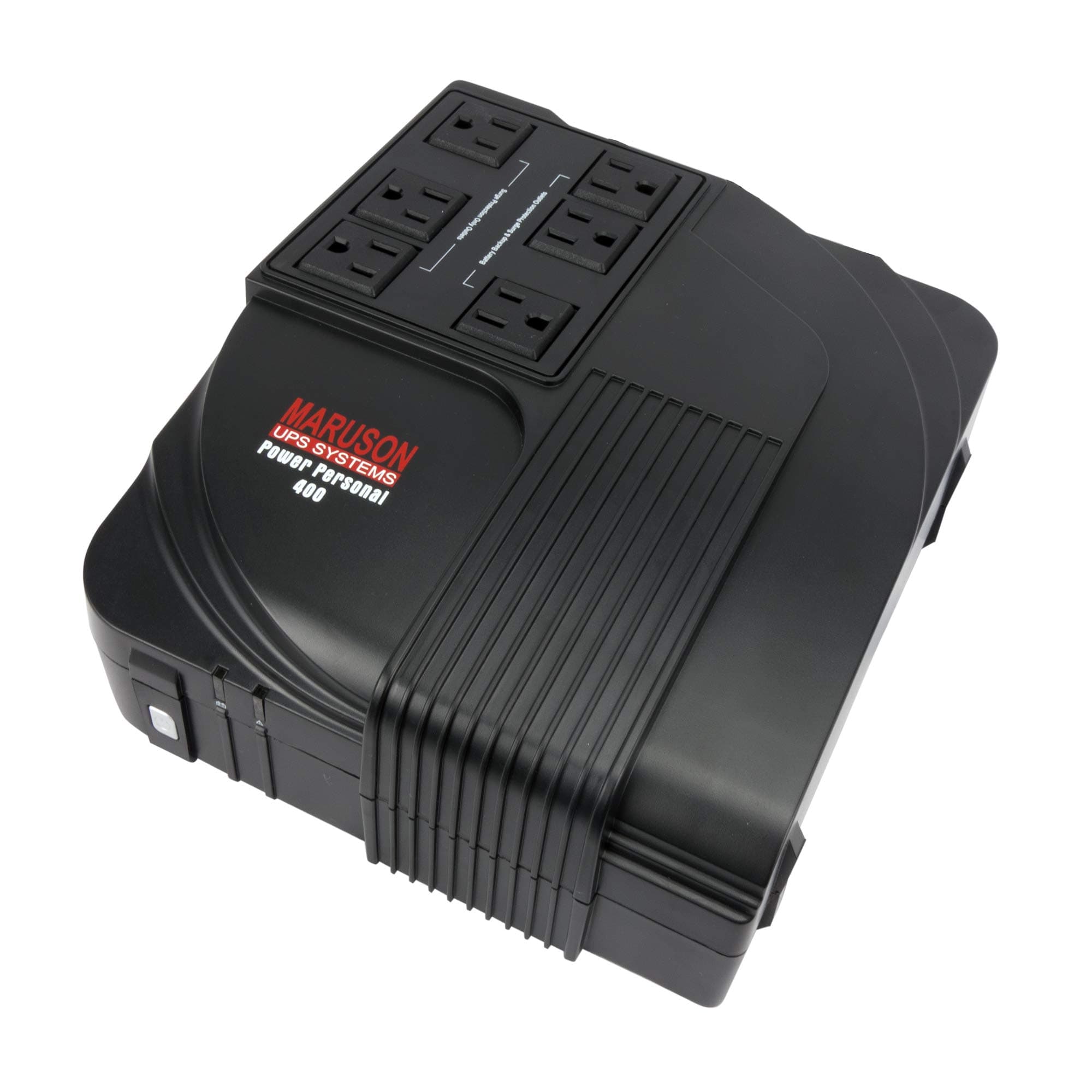 MARUSON 400VA/200W Standby UPS Battery Backup with 6 Outlets, Overload and Overcharge Protection, 860J Surge Protection, Status Indicators, UL Certified (POP-400)