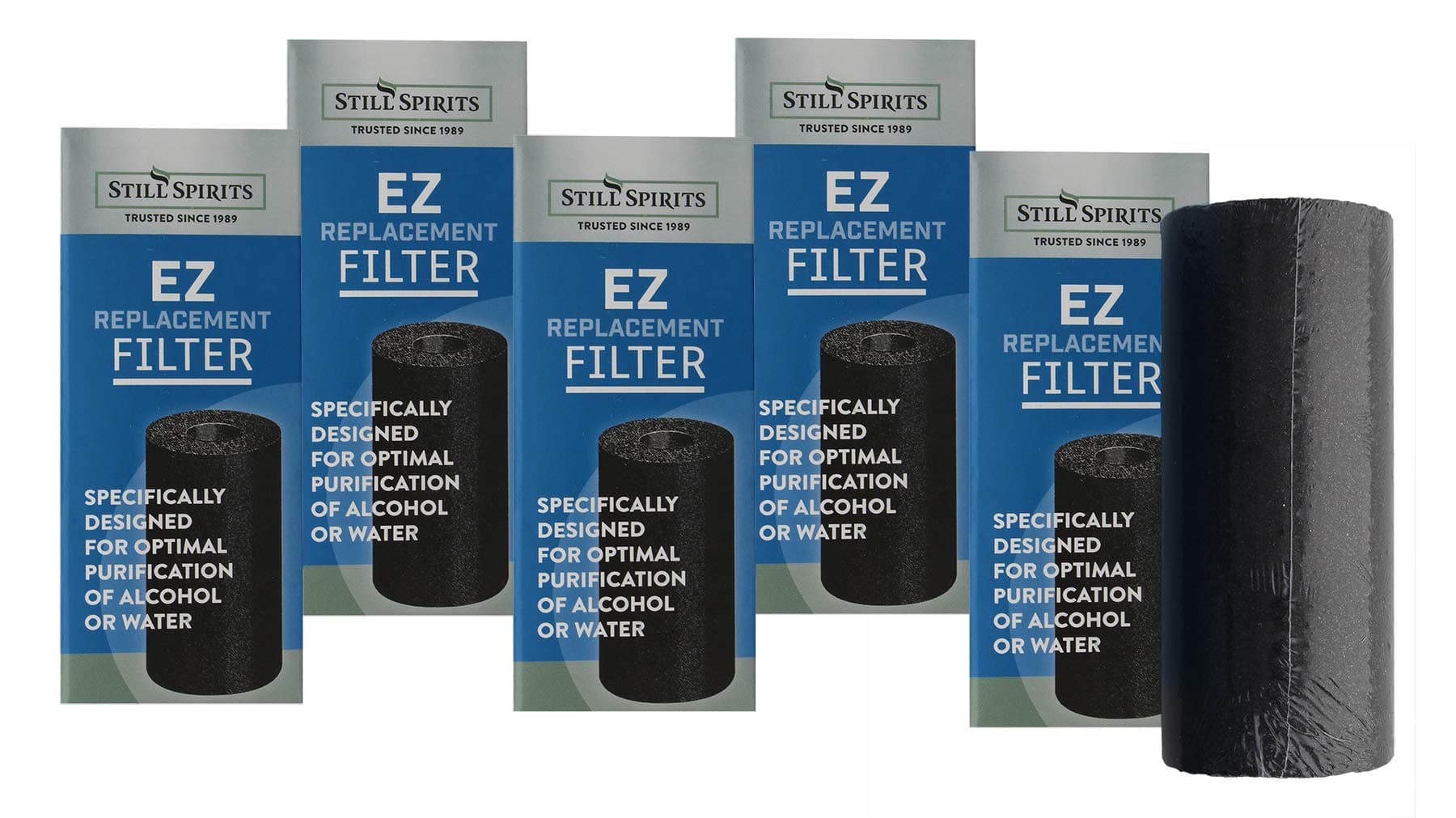 Still Spirits EZ Filter Carbon Cartridges, Pack of 5
