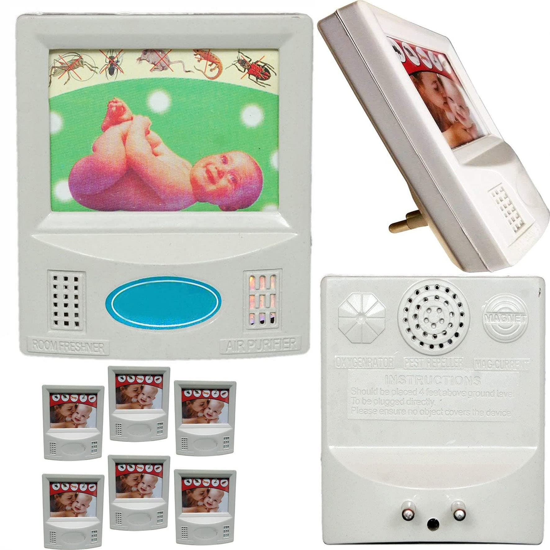 Mosquito Killer Machine Pest Repeller, Electronic Bug Repellent Pest Control for Insect, Roach, Mice, Spider, Mosquito Repellent for House, Garage, Warehouse, Office