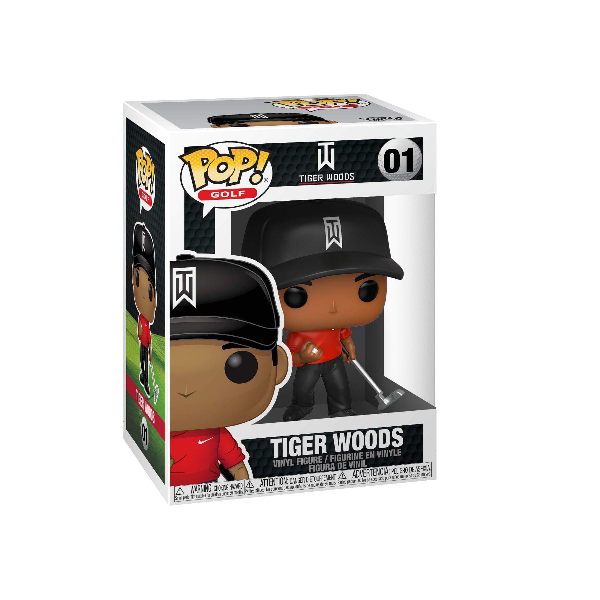 Funko Pop! Golf: Tiger Woods (Red Shirt)