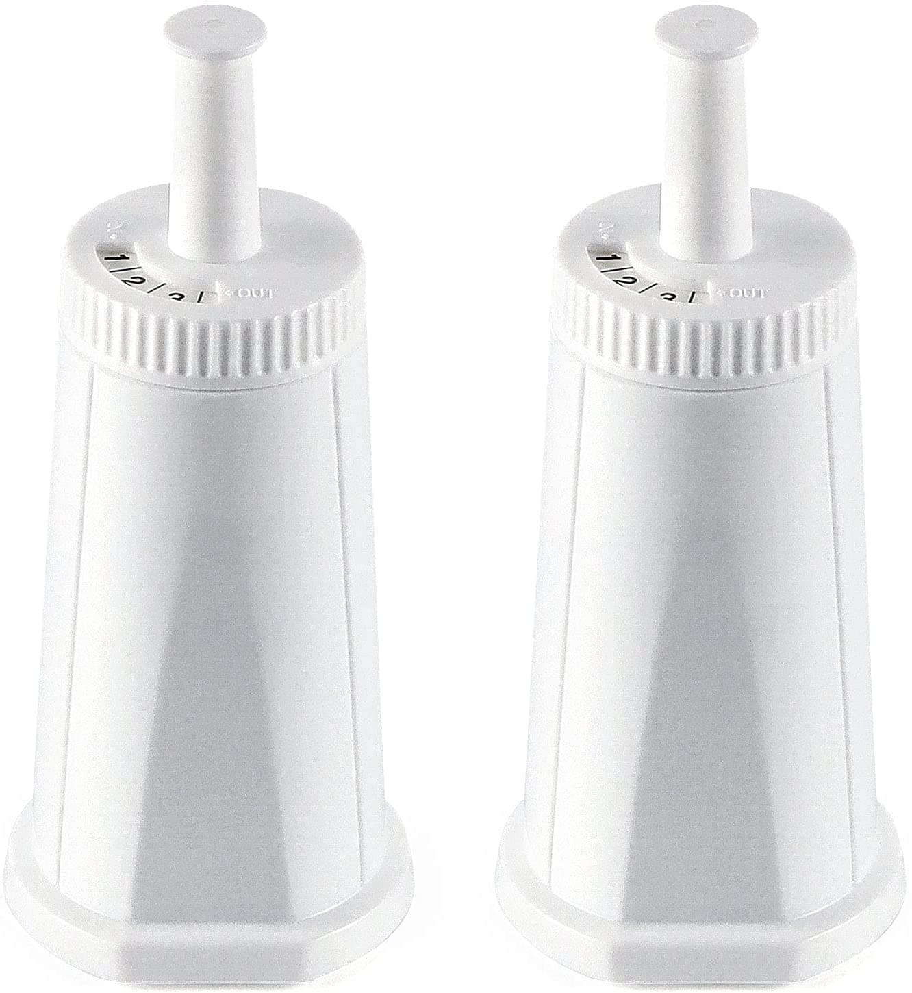 2 Pack Replacement Water Filter Compatible with Breville Sage Claro Swiss For Oracle Barista Bambino Espresso Coffee Machine, Part #BES008WHT0NUC, SES 990/980/ 500/878/ 875/880/ 920/810