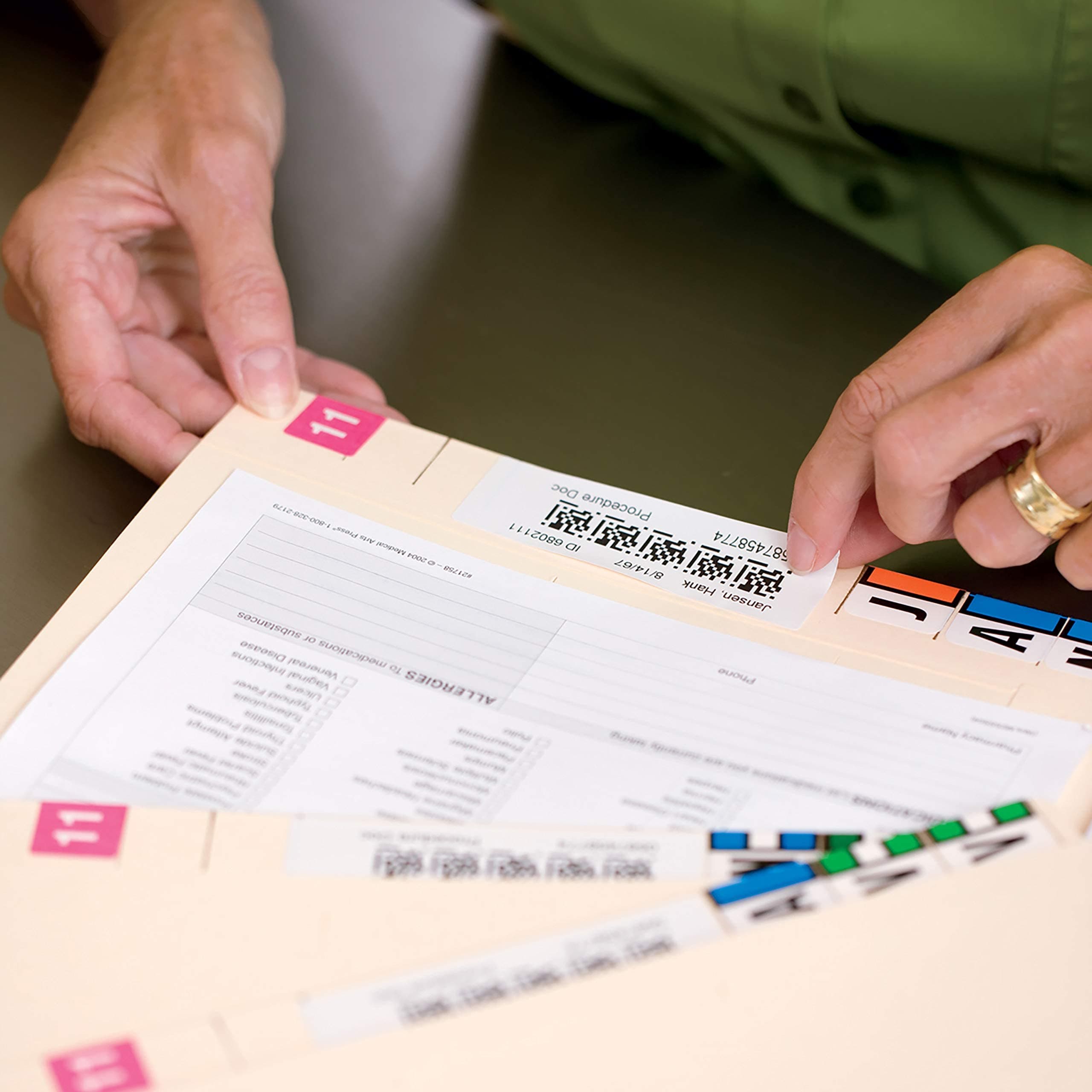 DYMO Authentic LabelWriter Multi-Purpose Labels | 32mm x 57mm | 12 Rolls of 1,000 Easy-Peel Labels (12,000 Count) | Self-Adhesive | for LabelWriter Label Makers