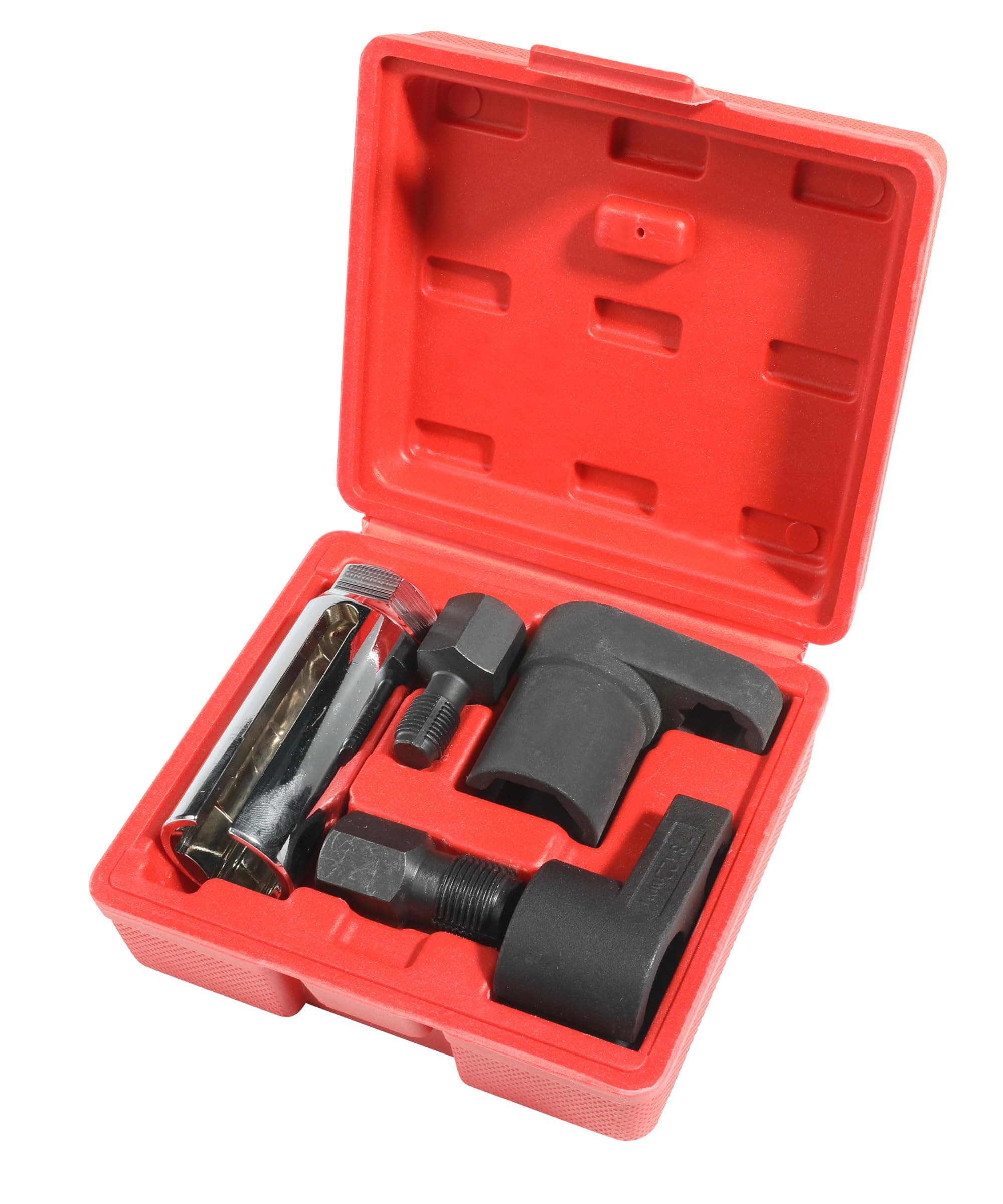 Zlirfy 5PCS Oxygen Sensor Removers,Automotive Oxygen Sensor Socket Wrench Remover Tool and Thread Chaser Set,O2 Oxygen Sensor Socket Set for Removing and Install Oxygen Sensors,Hex Vacuum Switches