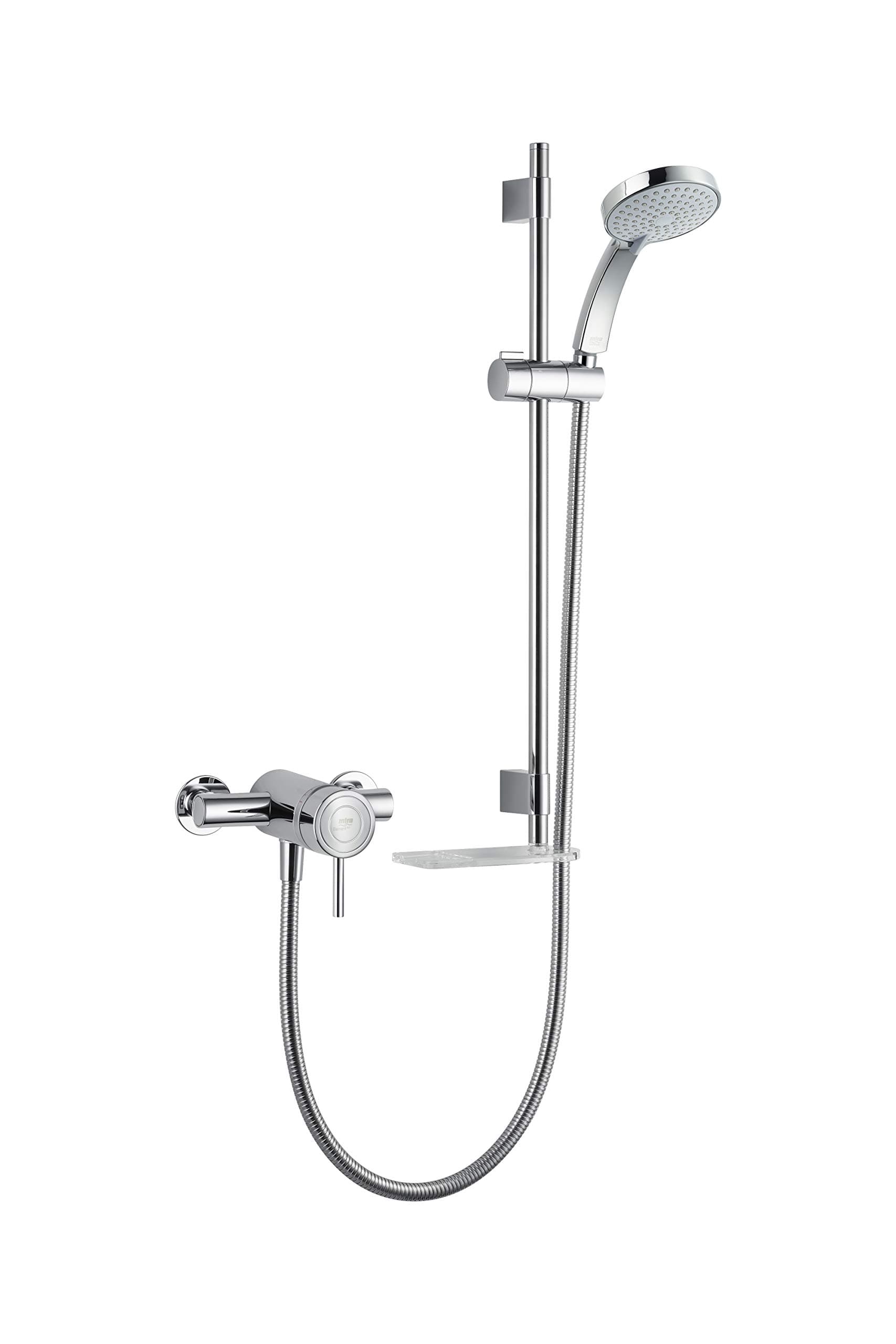 Mira Showers 1.1656.011 Element SLT Exposed Variable (EV) Thermostatic Mixer Shower, Chrome